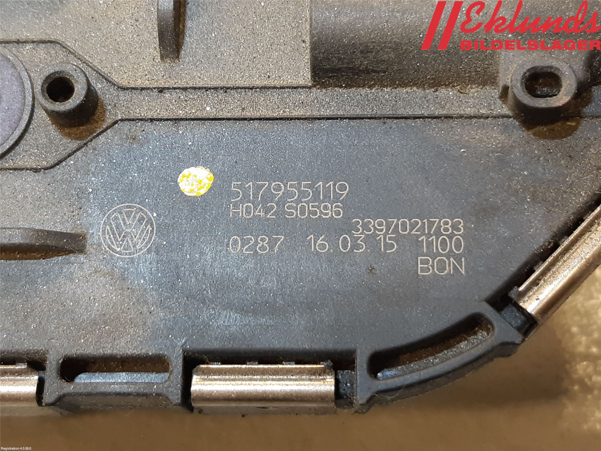 Volkswagen VW GOLF SPORTSVAN 15-20 Torkarmotor Vindruta