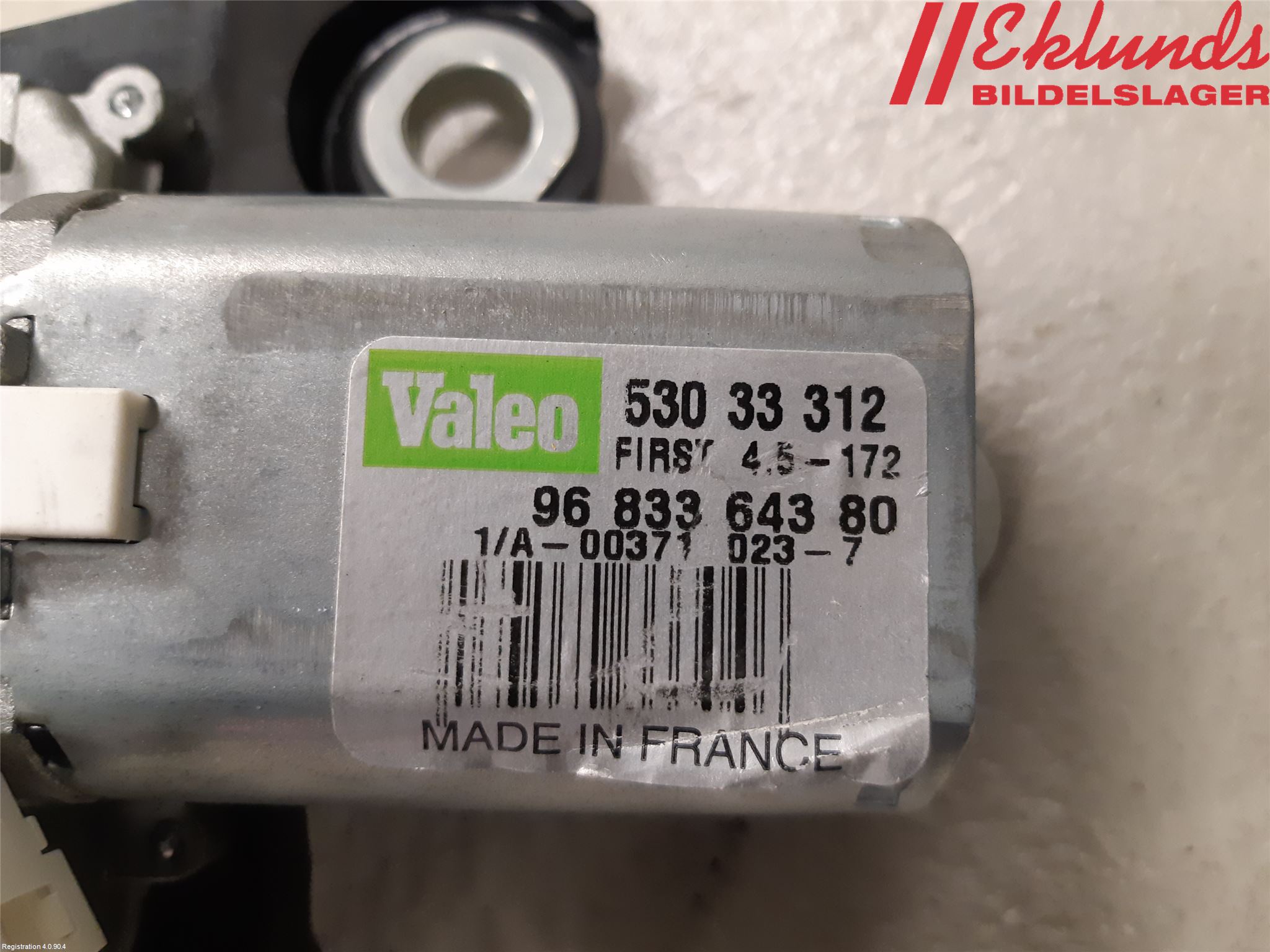 Citroen BERLINGO 08-18 Torkarmotor Baklucka