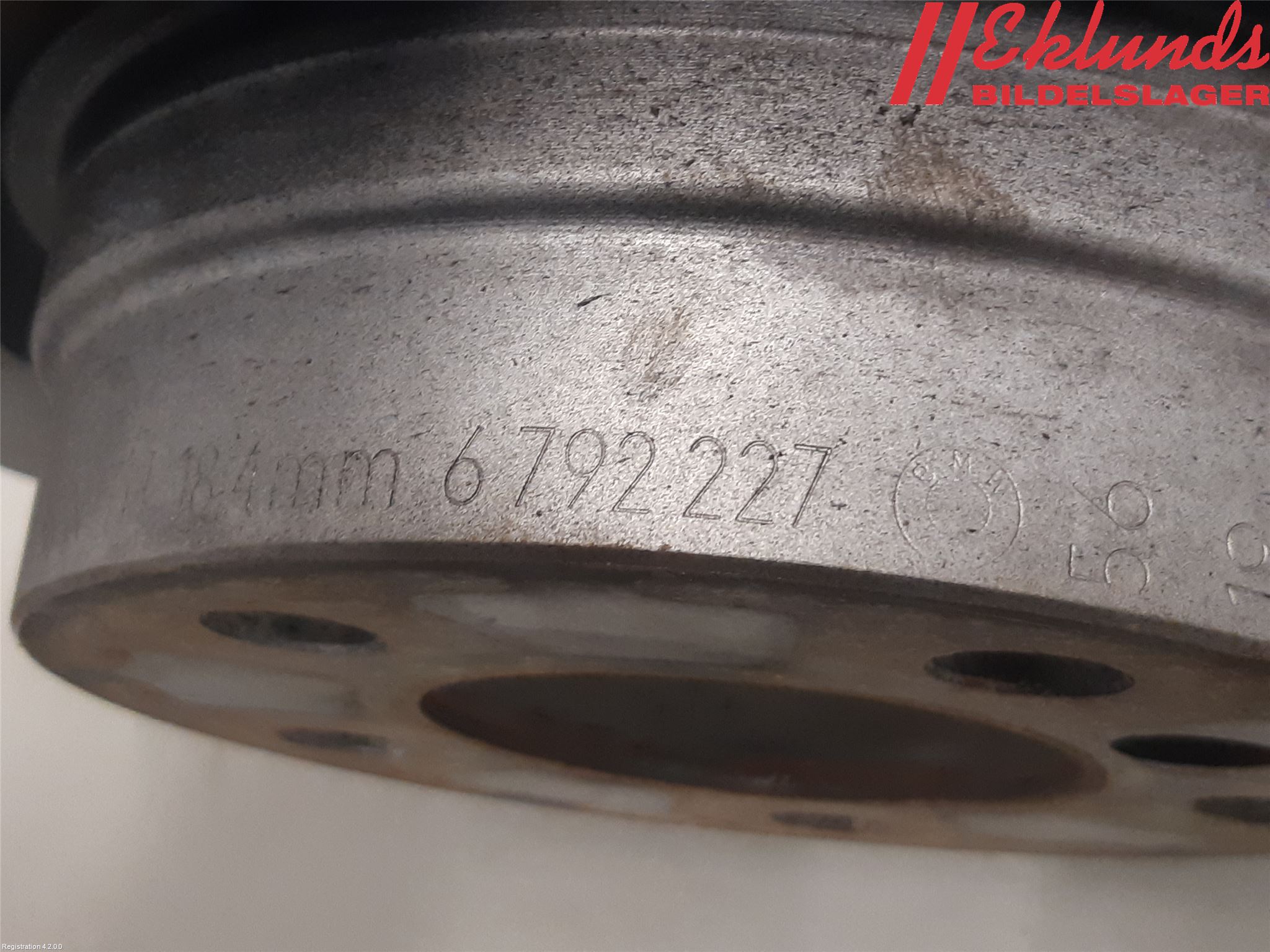 BMW 1 F20/F21 11-19 Bromsskiva Bak