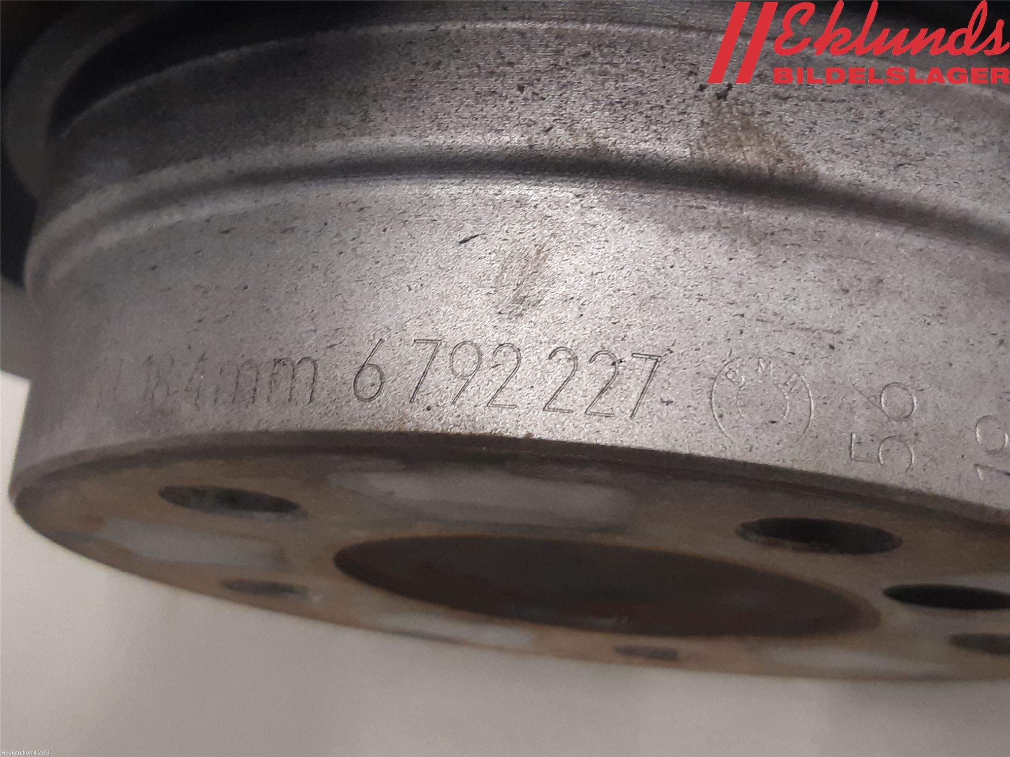 BMW 1 F20/F21 11-19 Bromsskiva Bak