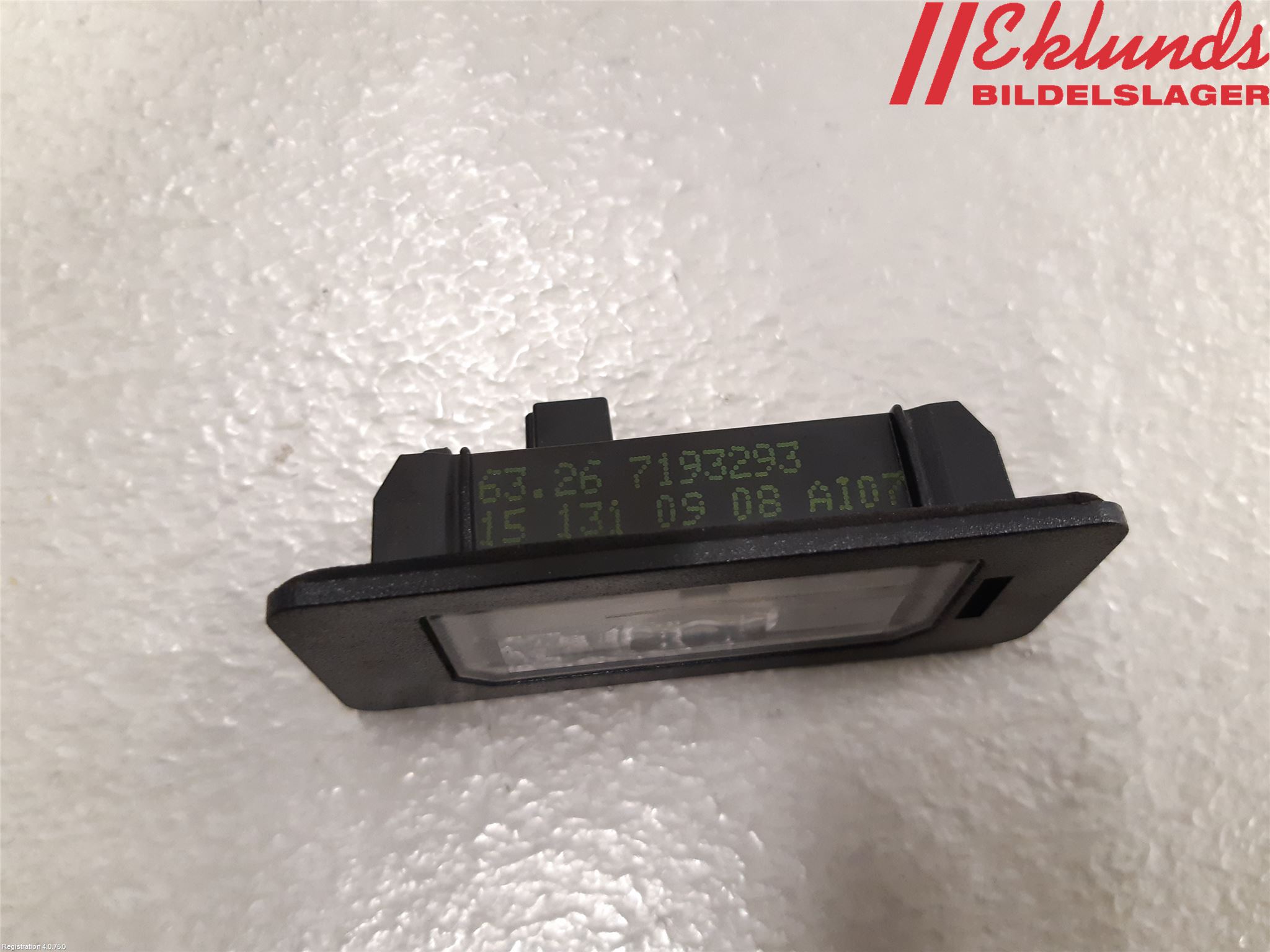 BMW X6 F16 14-19 Skylt Belysning