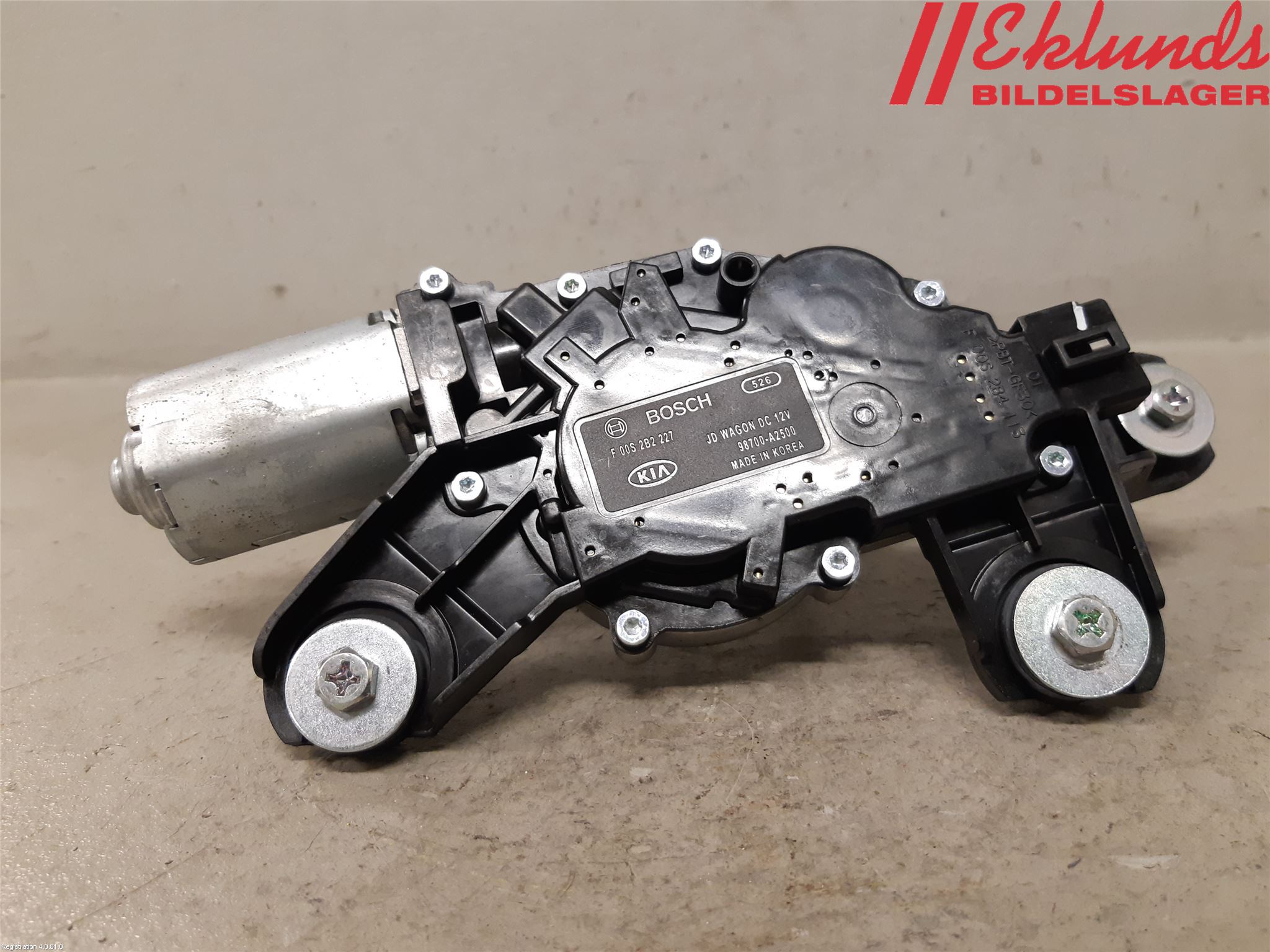 Kia CEED 12-18 Torkarmotor Baklucka
