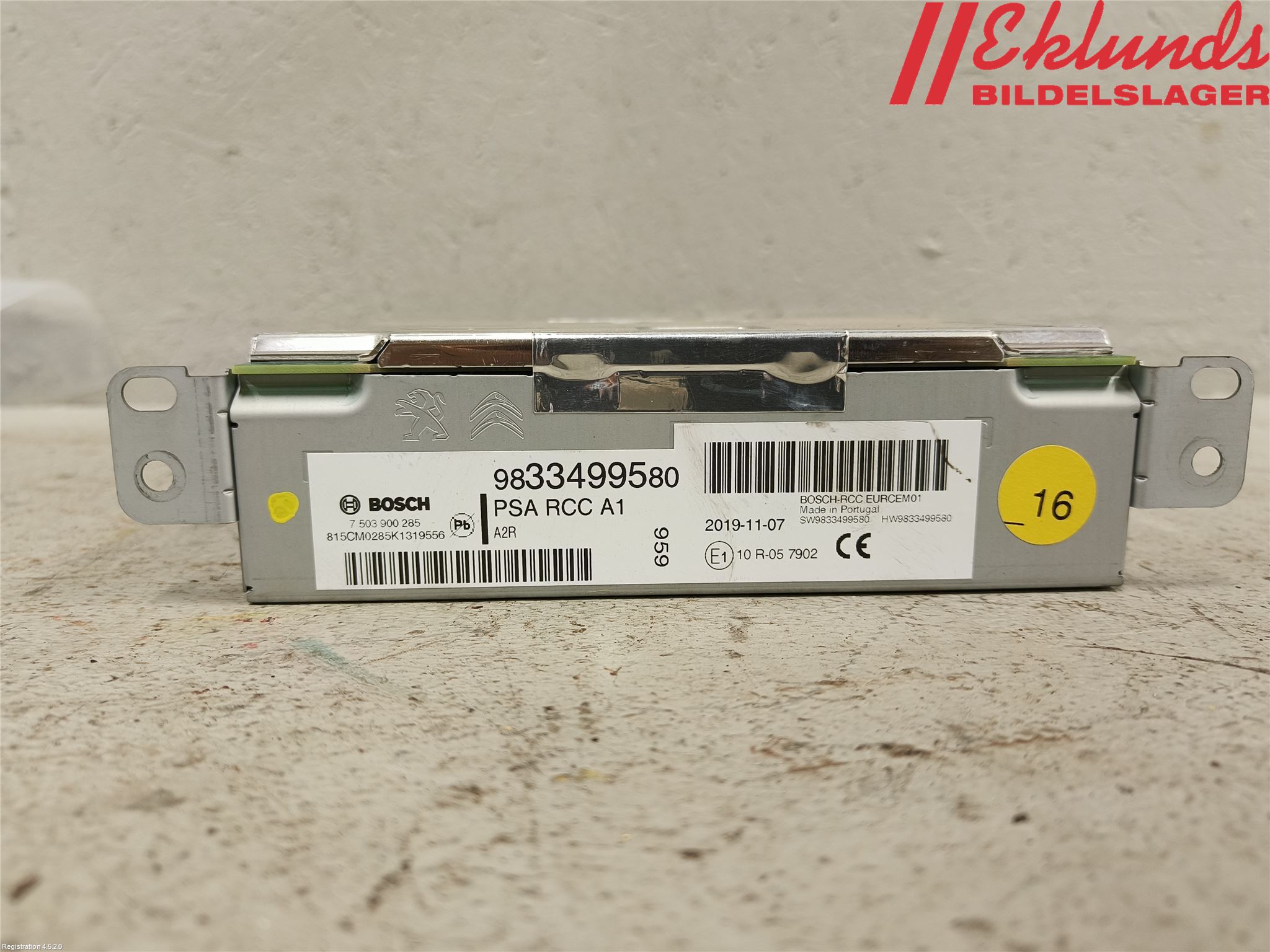Opel VIVARO 20- Cd Radio - Multimediapanel