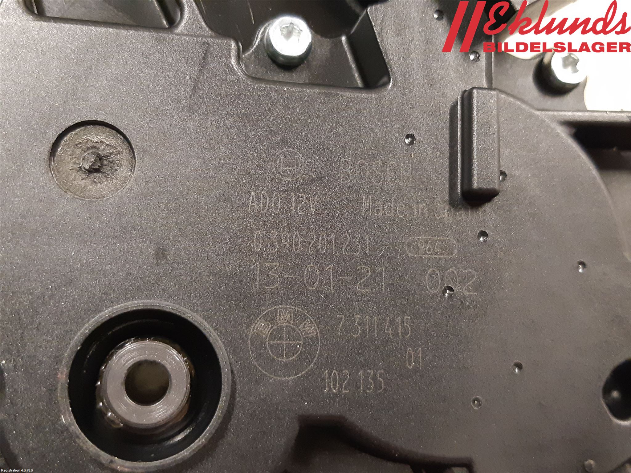 BMW 3 F30/F31/F80 12-19 Torkarmotor Baklucka