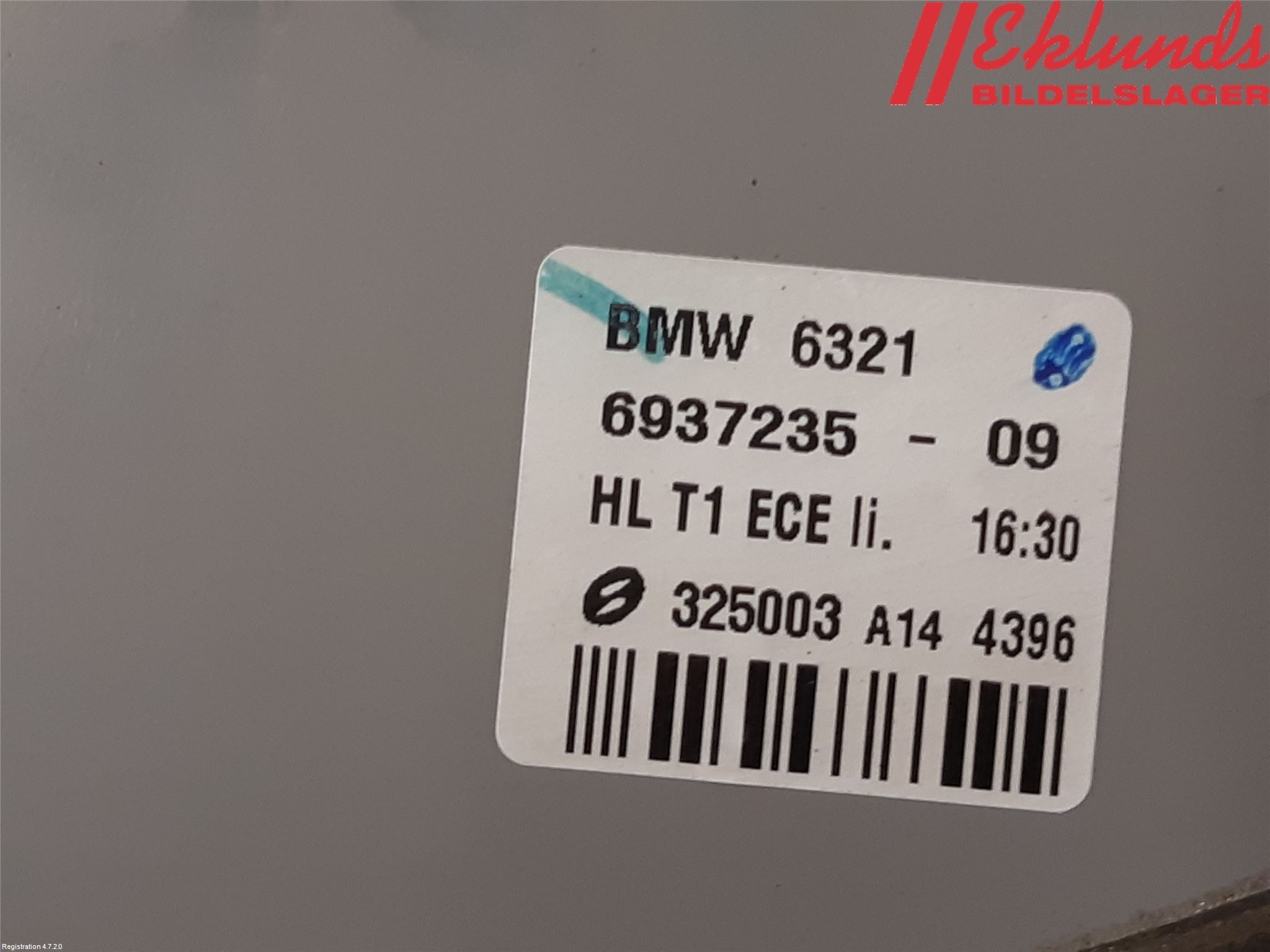 BMW 7 E65/66    00-08 Bakljus Vänster