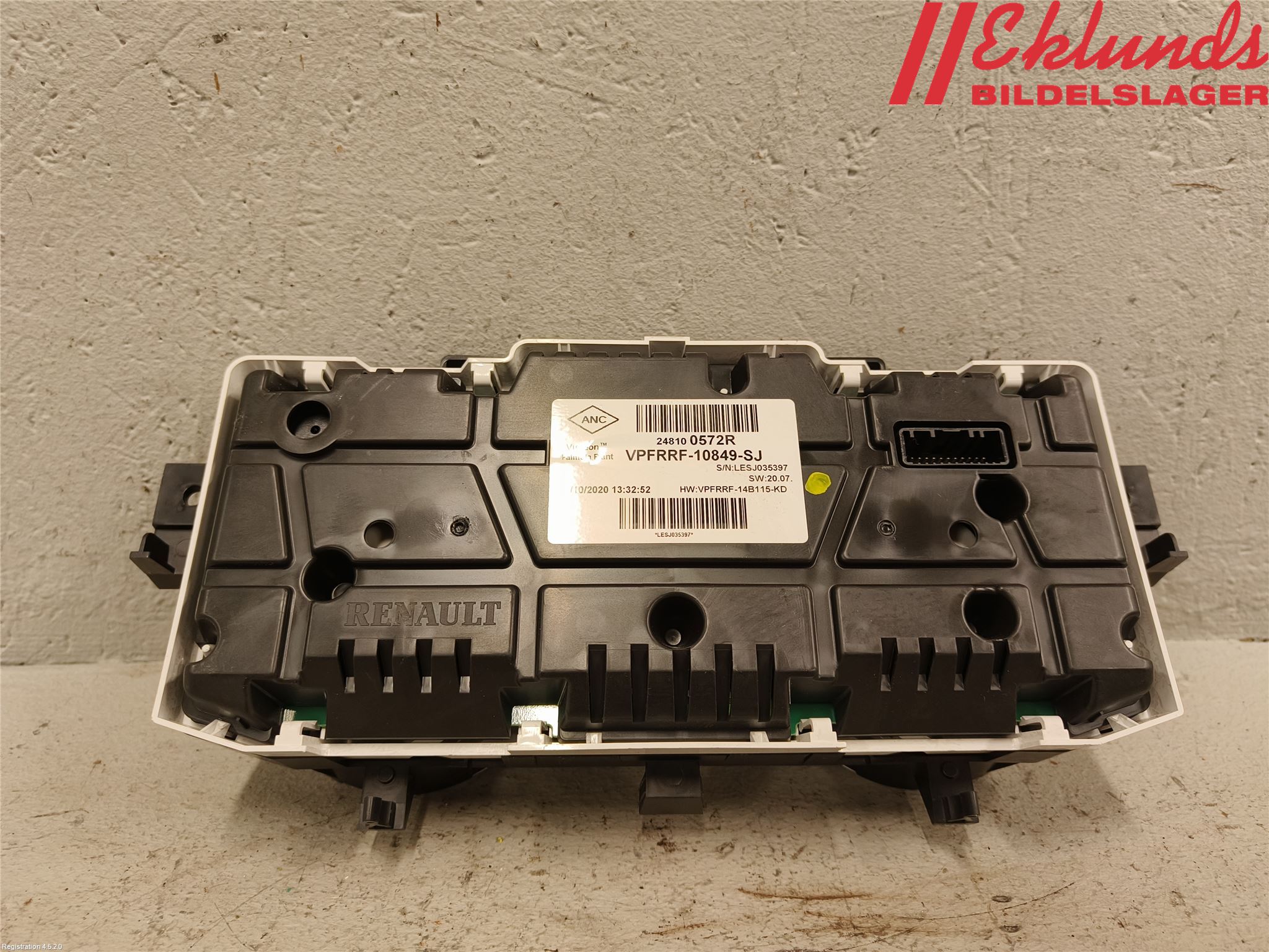 Renault TRAFIC/E-TECH 15- Instrument Komb