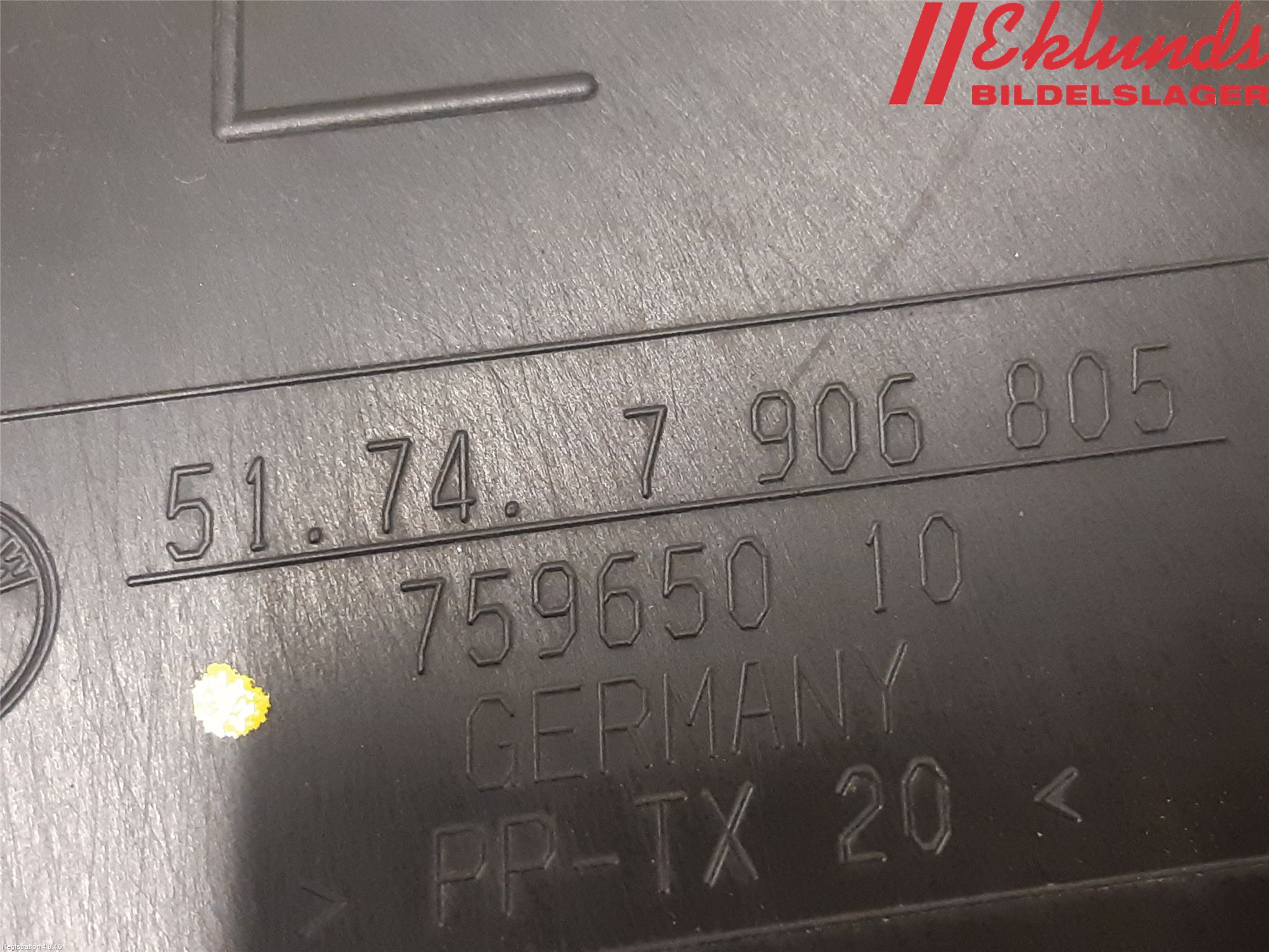 BMW 1 E87/81 5D/3D 03-11 Deflektor Plåt-Plast Kylning