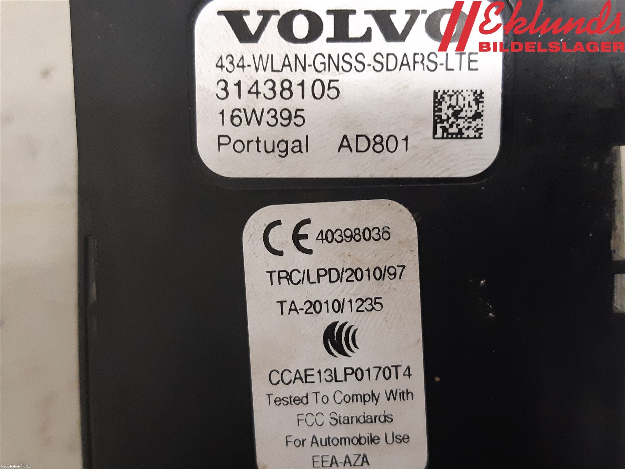 Volvo XC90/RECHARGE 16- Antenn