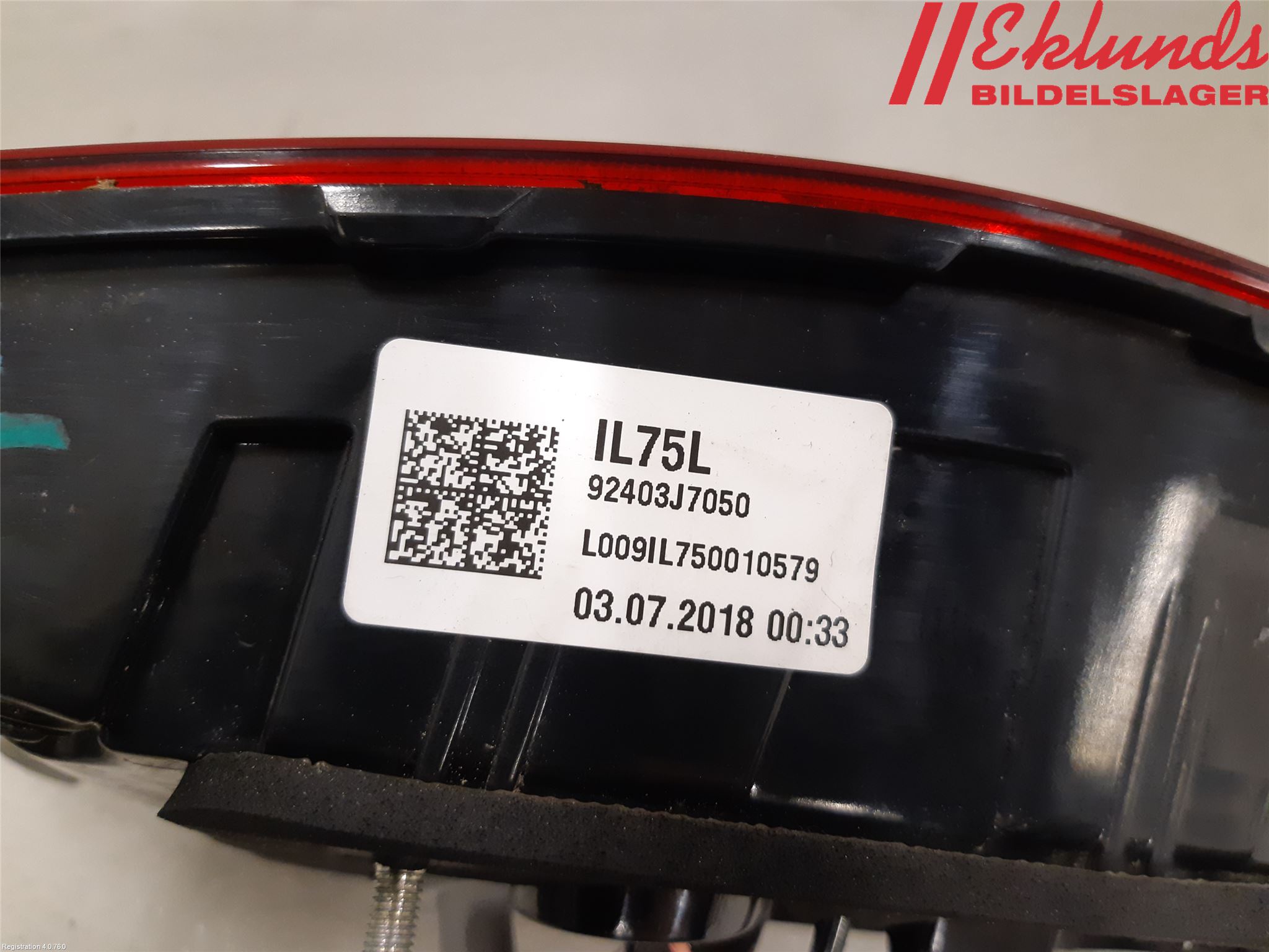 Kia CEED/CEED SW 19- Bakljus Lucka Vä