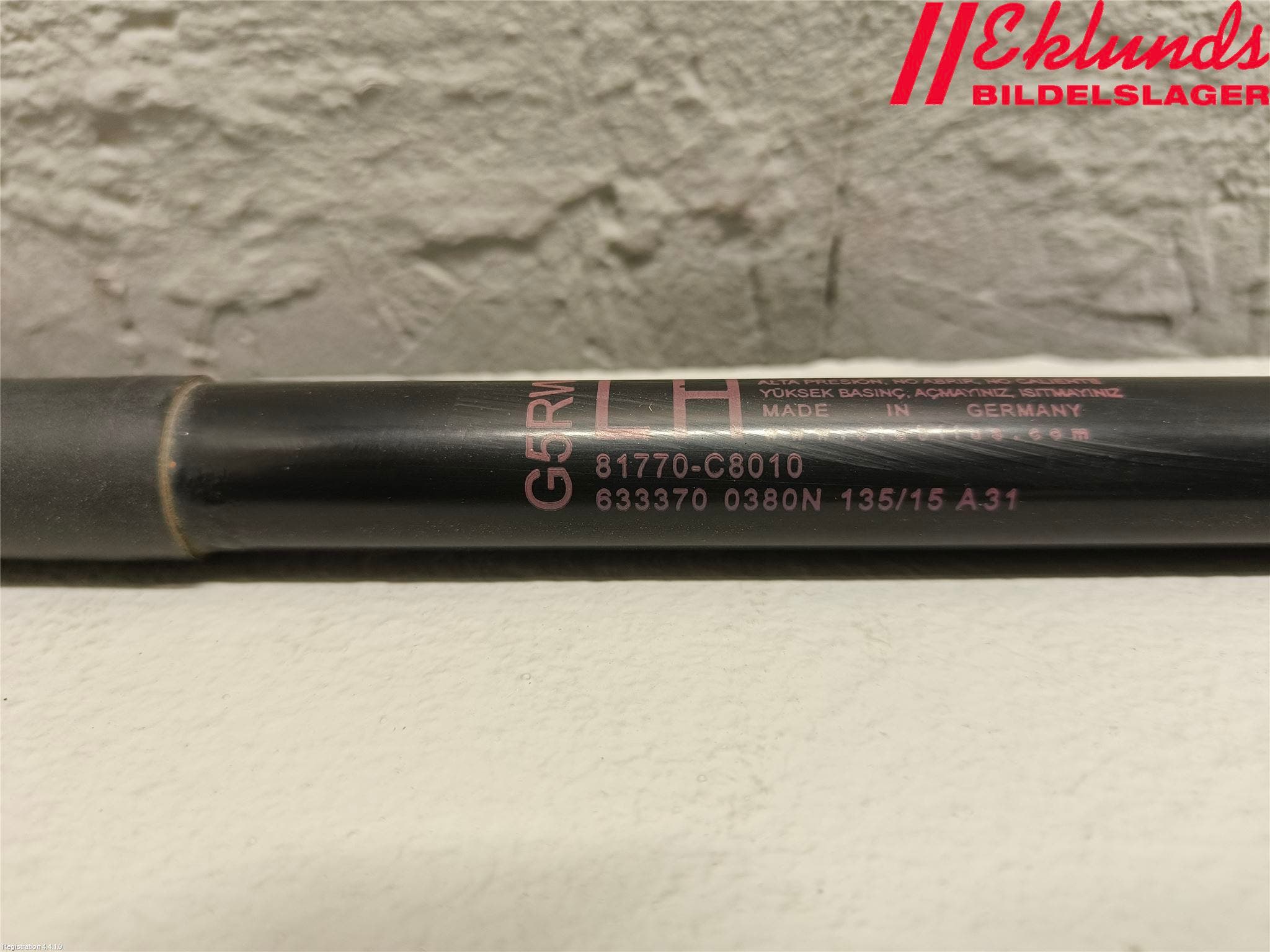 Hyundai i20 GB 15-20 Gasfjäder Baklucka