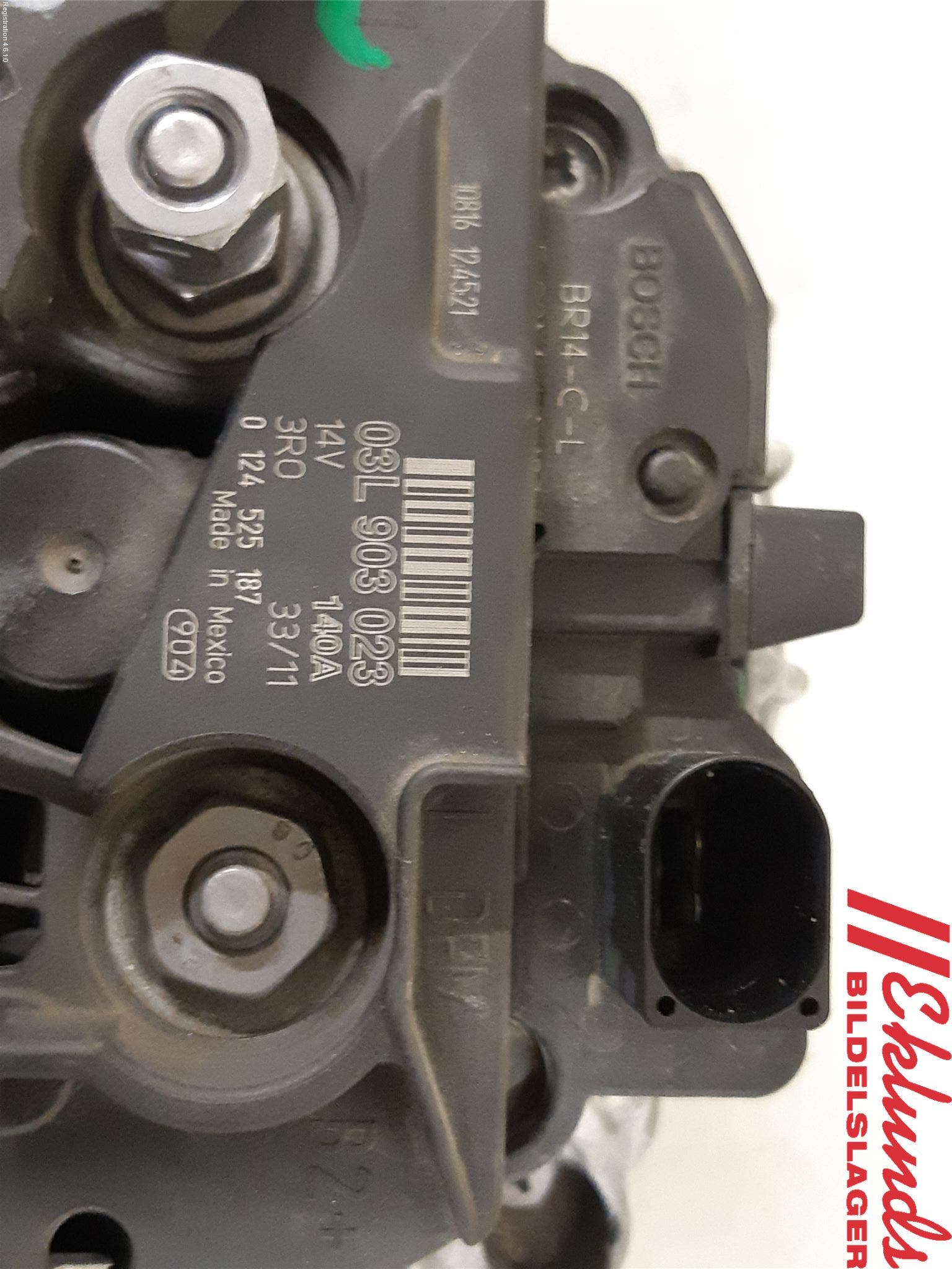 Volkswagen VW GOLF VI 09-13 Generator