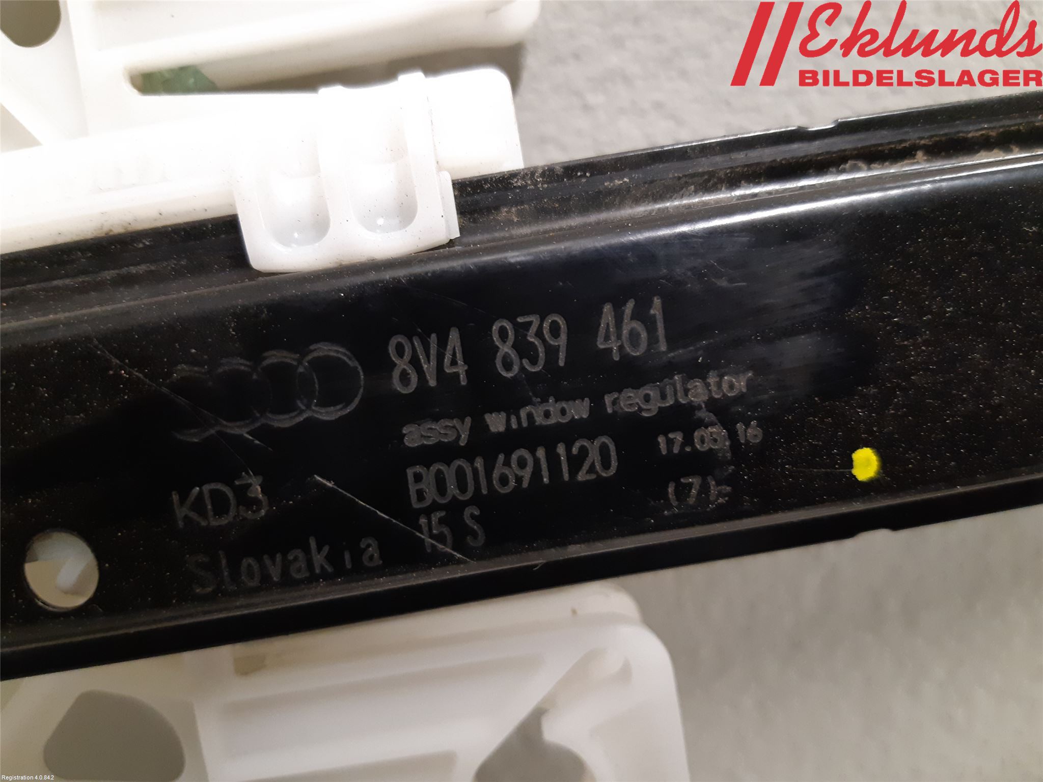 Audi A3/S3 8V 13-20 Fönsterhiss El Kompl