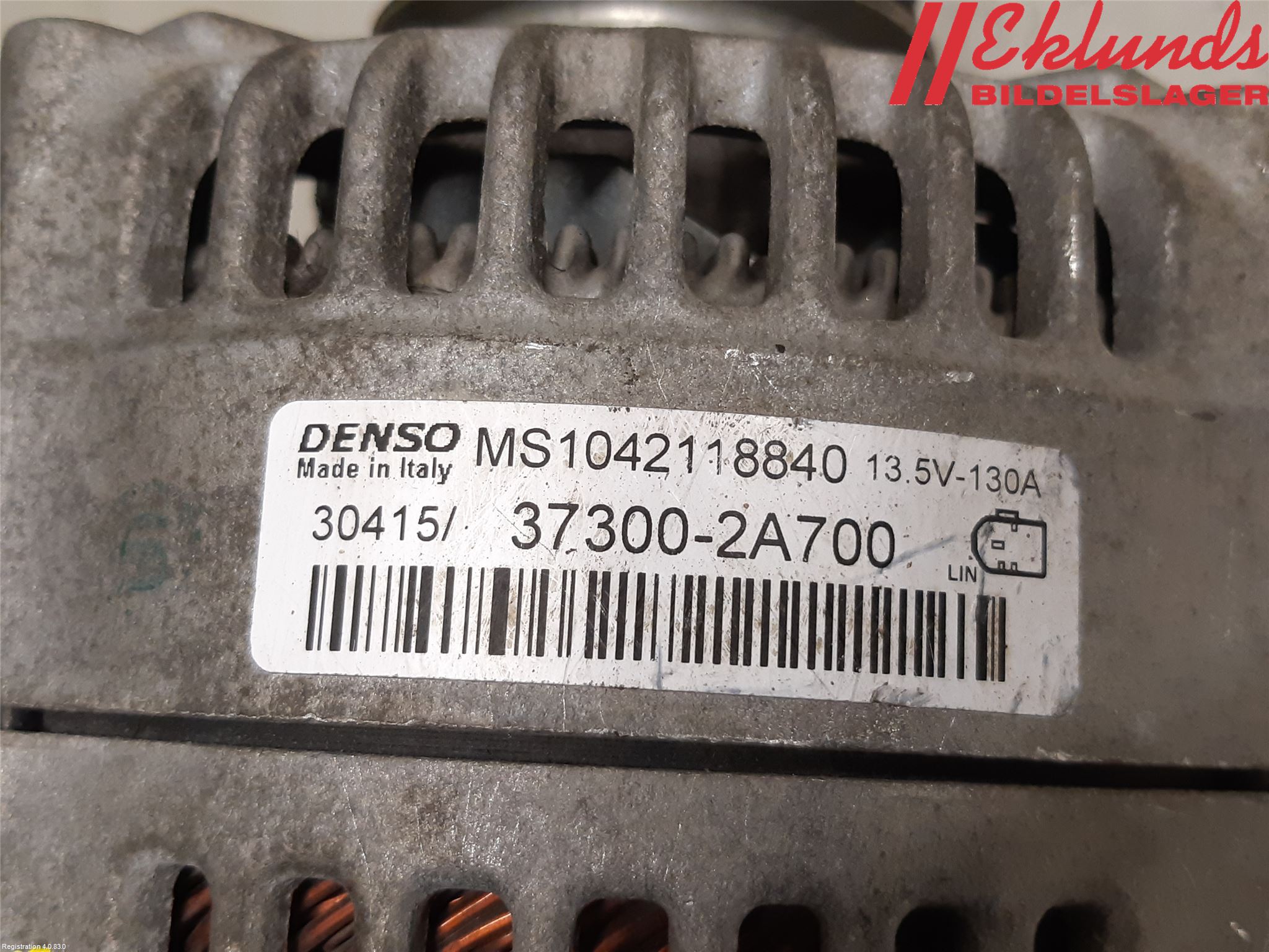 Kia SPORTAGE (QL) 16-21 Generator
