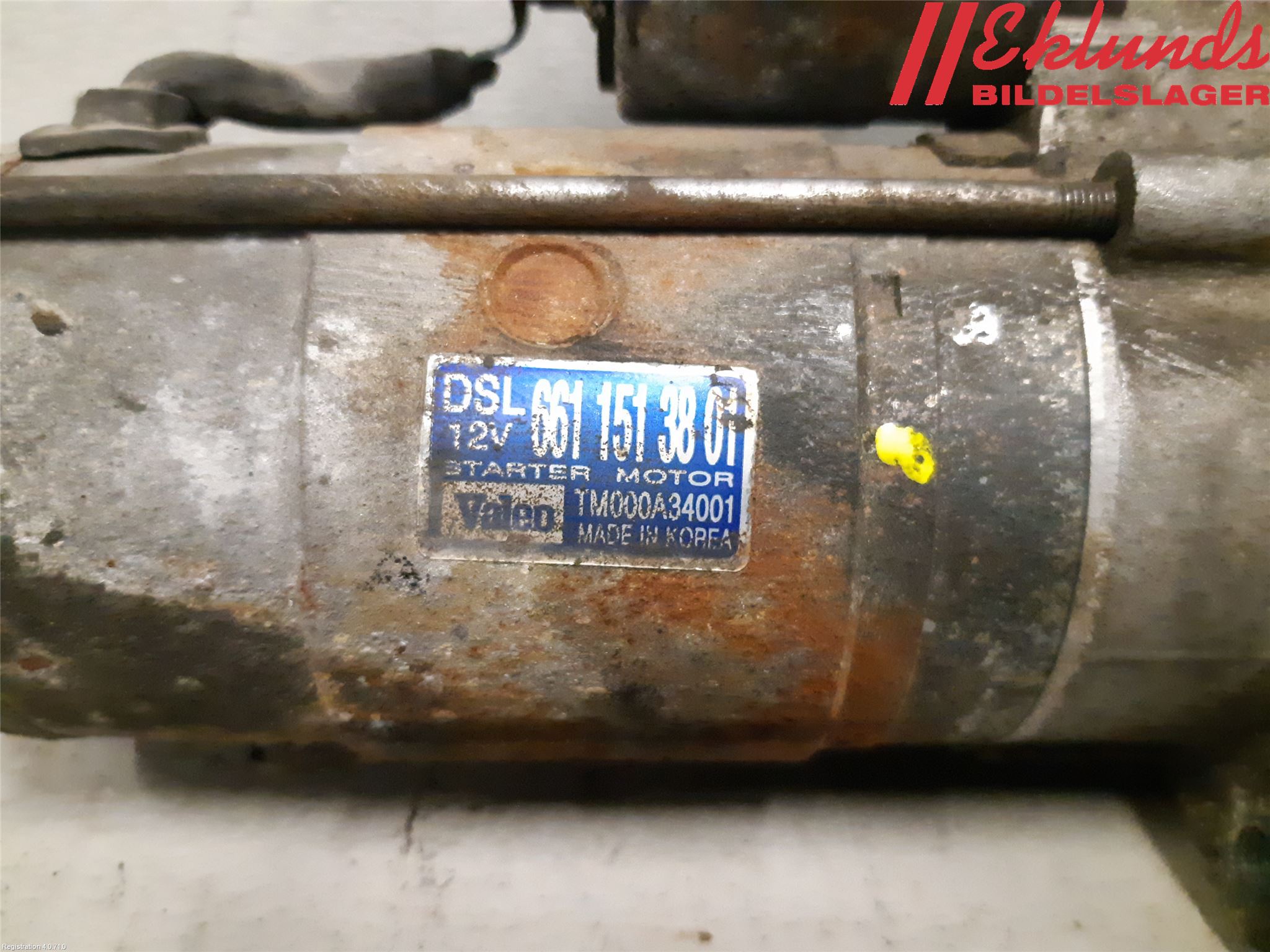 SsangYong SSANG YONG ACTYON/SPORT 06-17 Startmotor Diesel