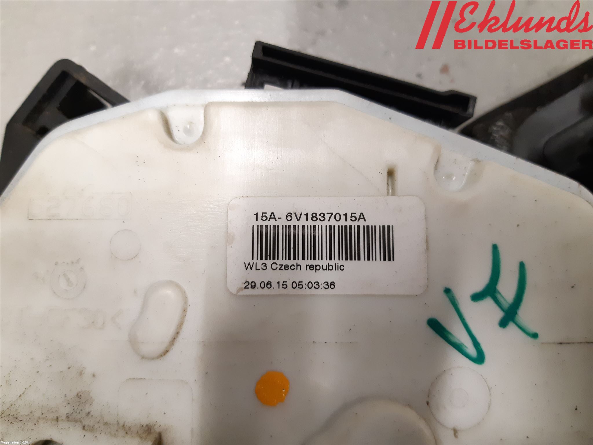 Skoda FABIA 15-21 Låskista-Dörrlås