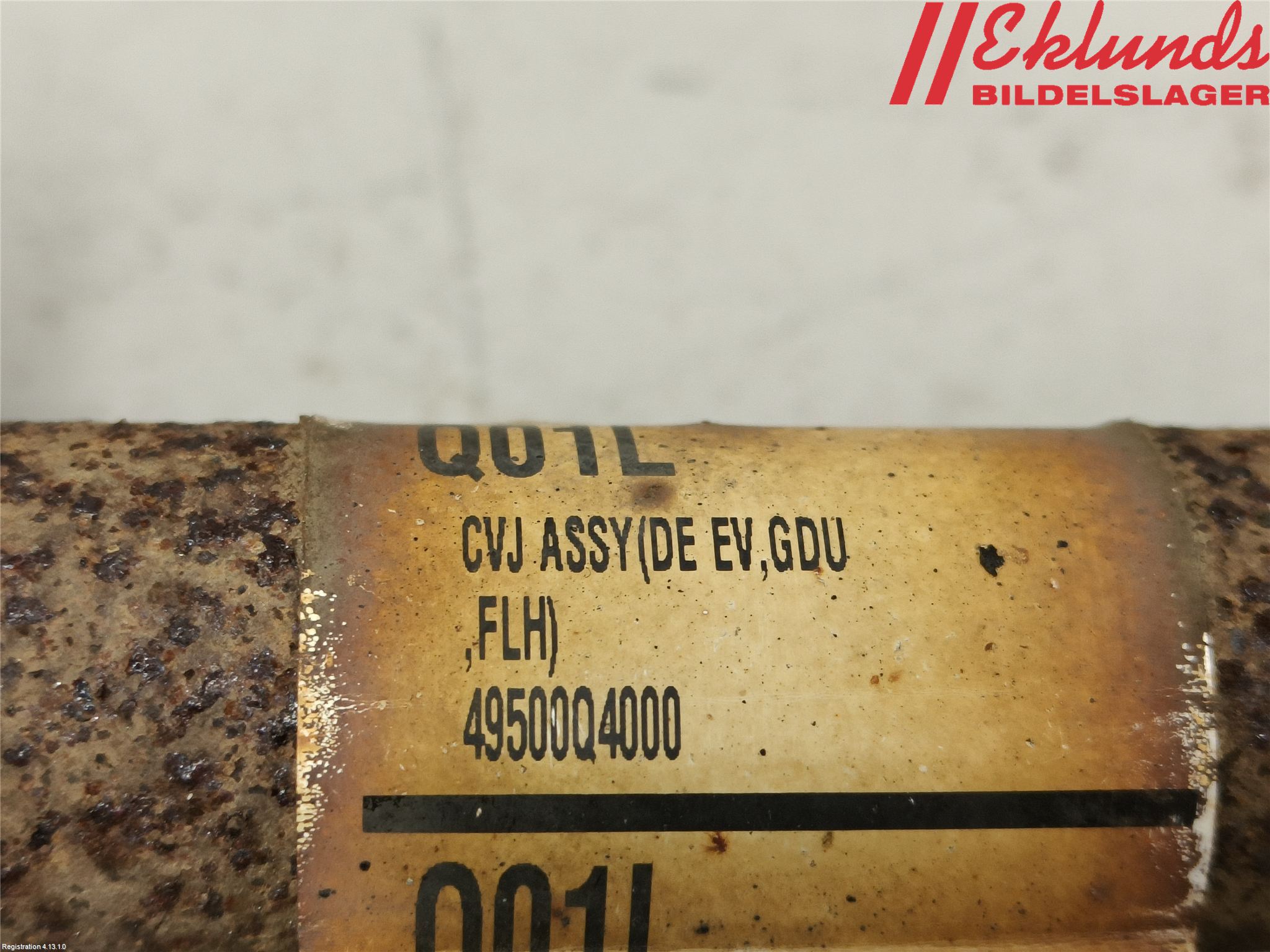 Kia NIRO (DE) 17-22 Drivaxel Fram Vänster