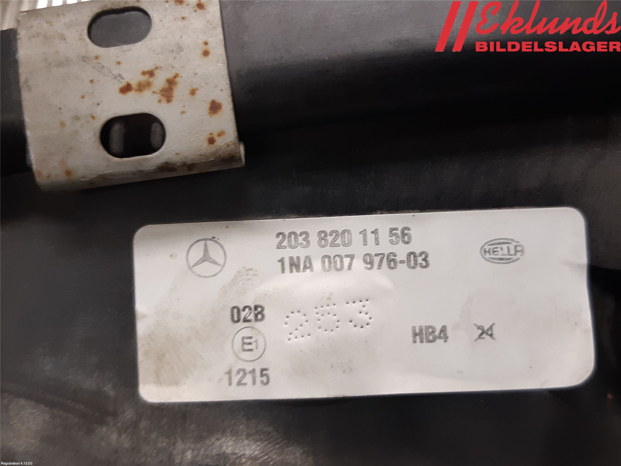 Mercedes-Benz MB CLK (C209) 02-09 Dimljus-Varselljus Fram