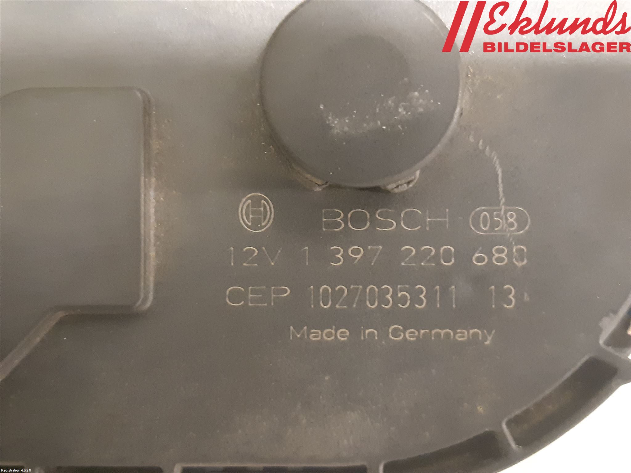 Audi A6/S6     05-11 Torkarmotor Vindruta