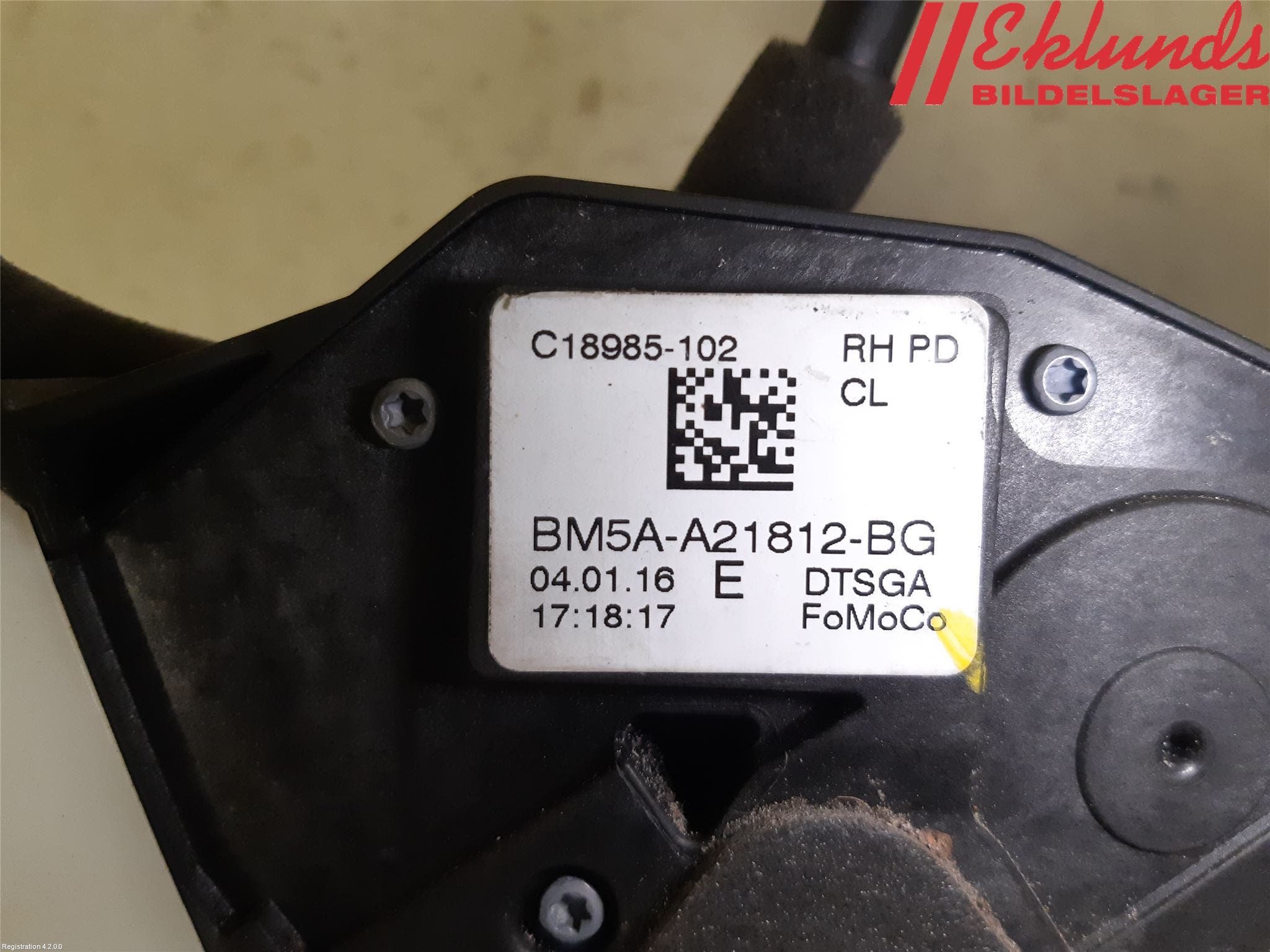 Ford MONDEO 15-22 Låskista-Dörrlås