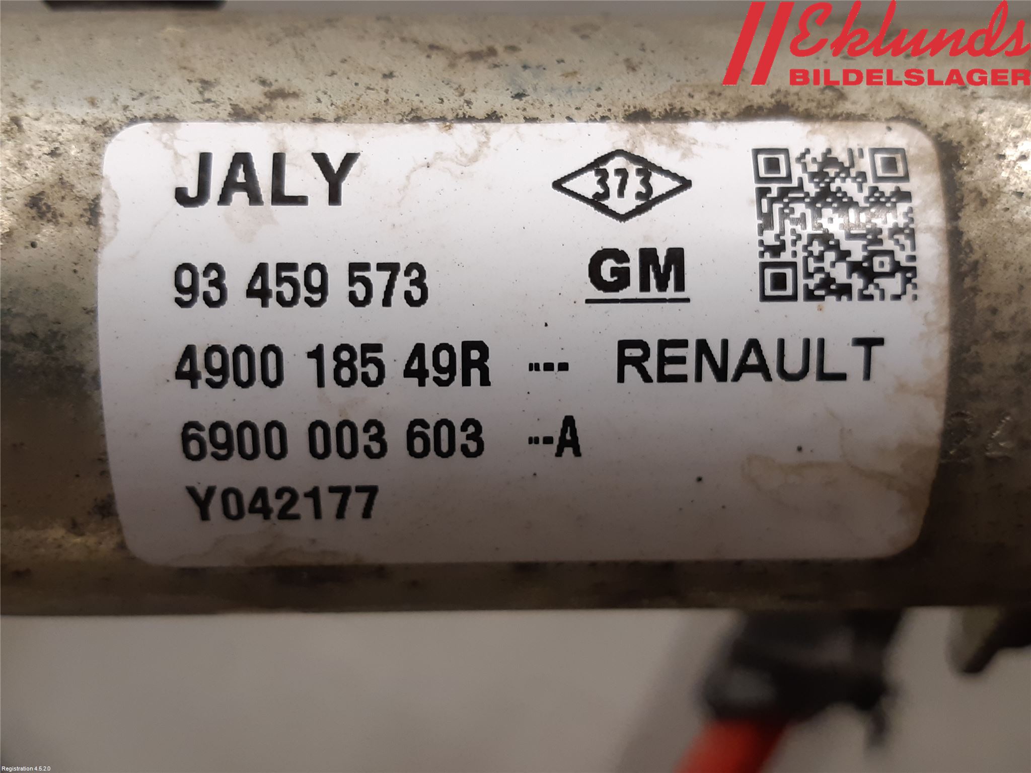 Renault TRAFIC/E-TECH 15- Styrväxel Servo -Snäcka