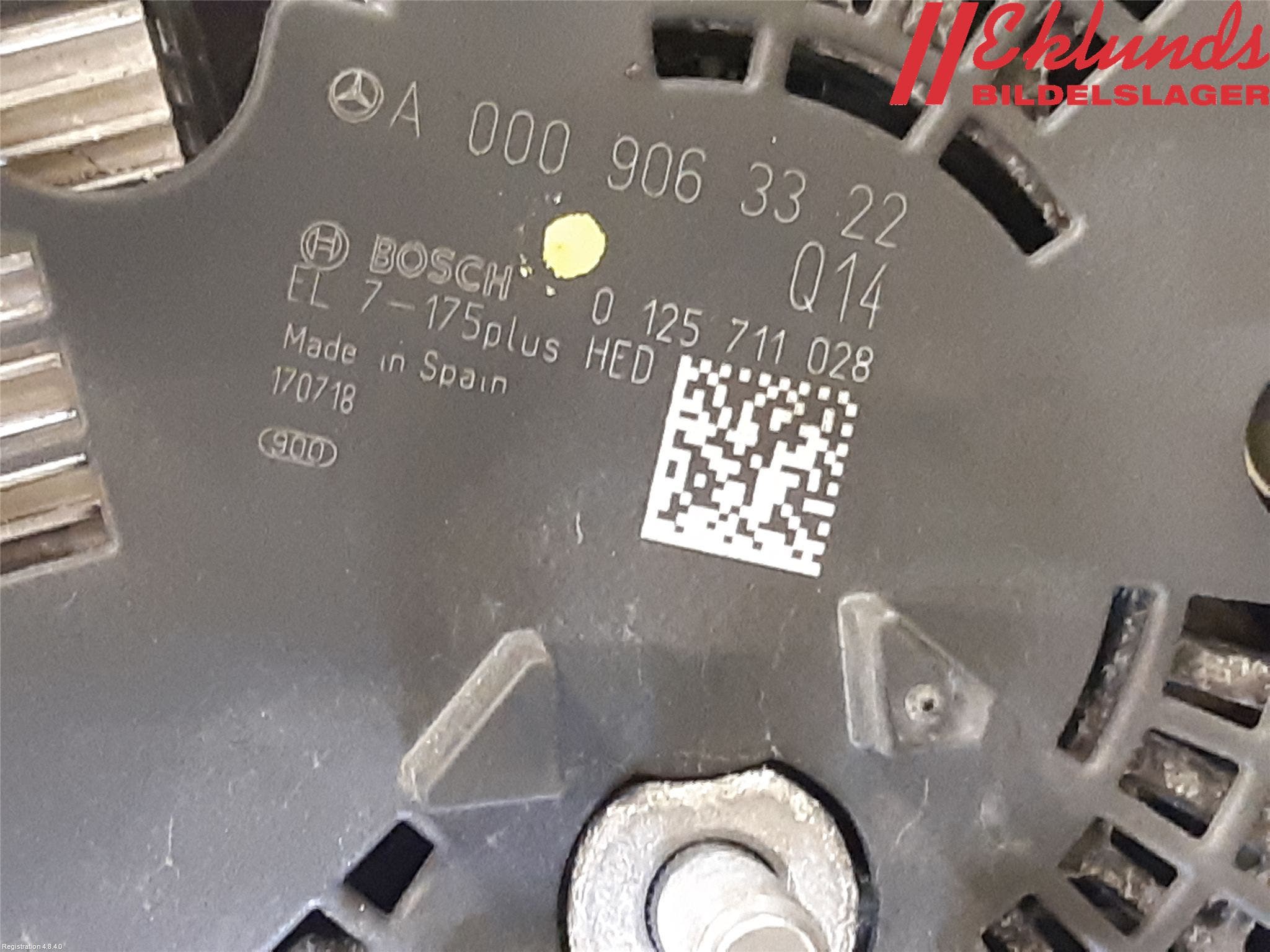 Mercedes-Benz MB CLA-KLASS (C117/X117) 13-19 Generator