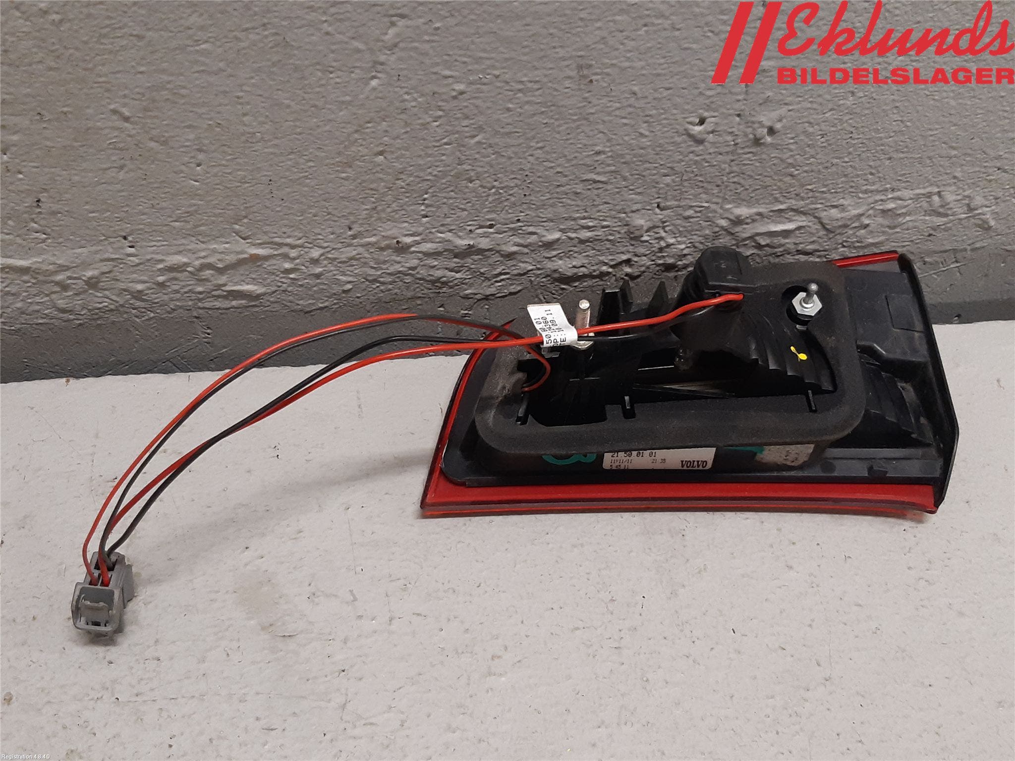 Volvo S60 11-13 Bakljus Lucka Vä