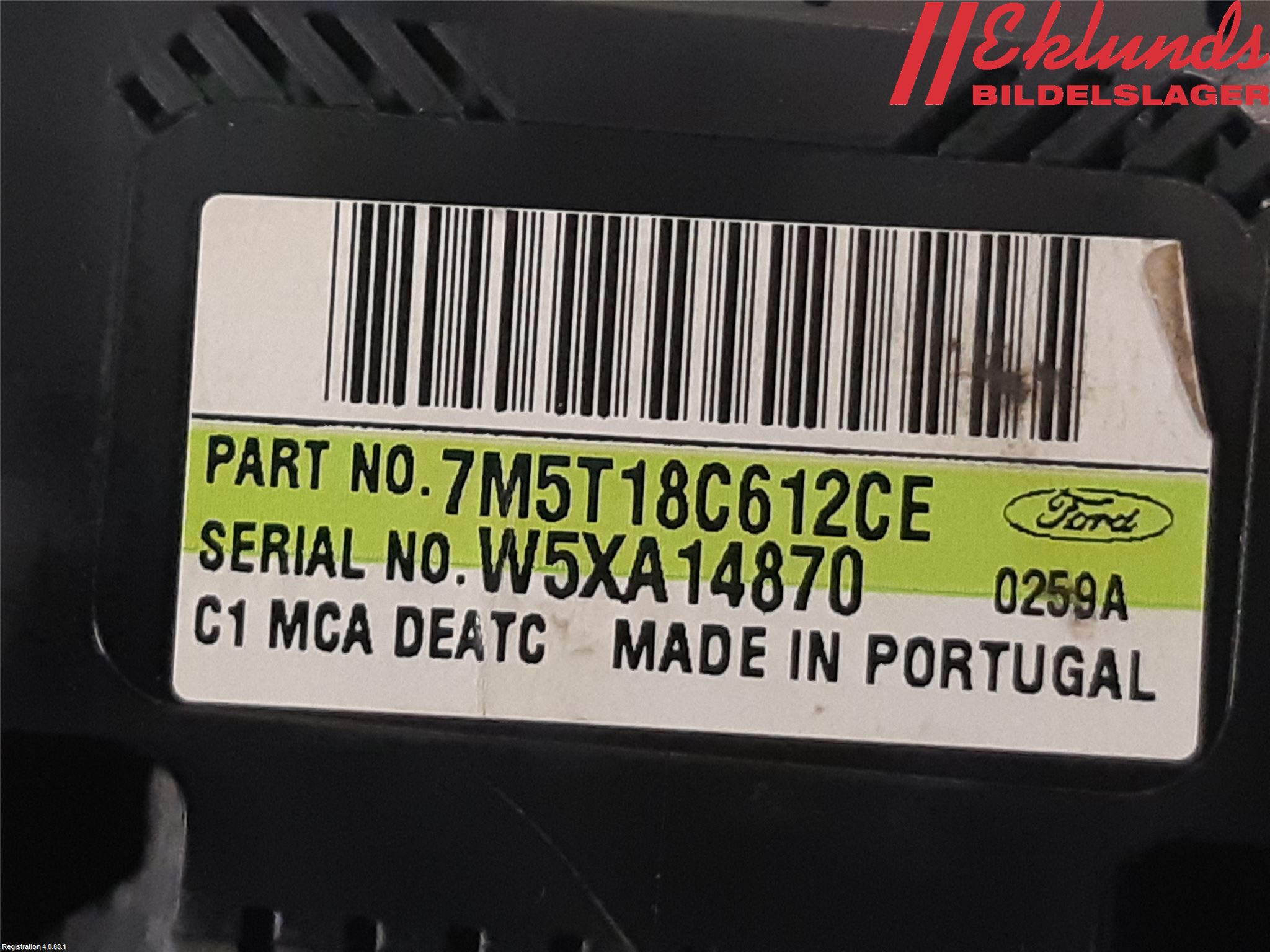 Ford FOCUS 08-11 Ac Styrenhet Ac Manöveren