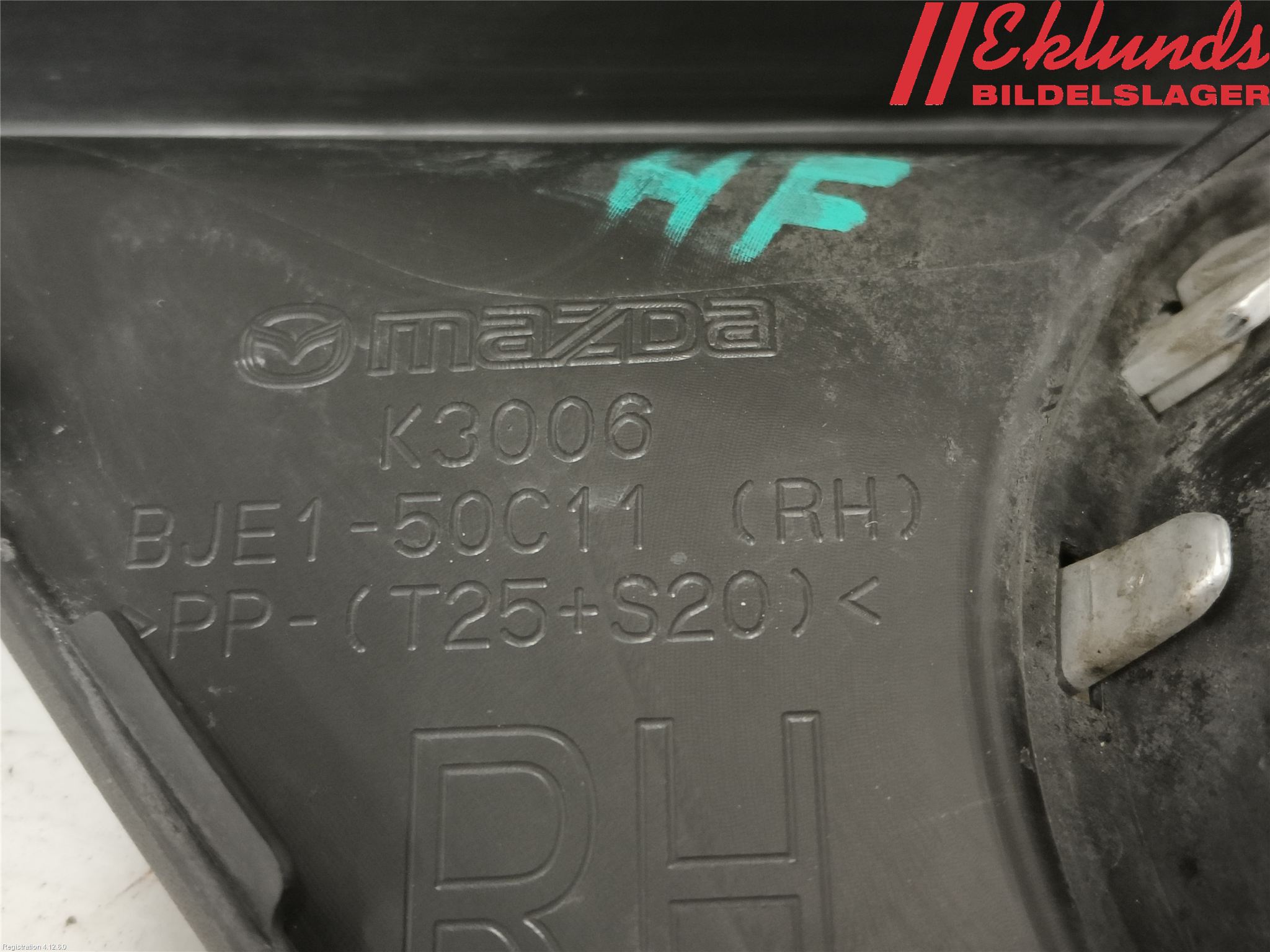 Mazda 3 III 14-19 Dimljussarg Fram