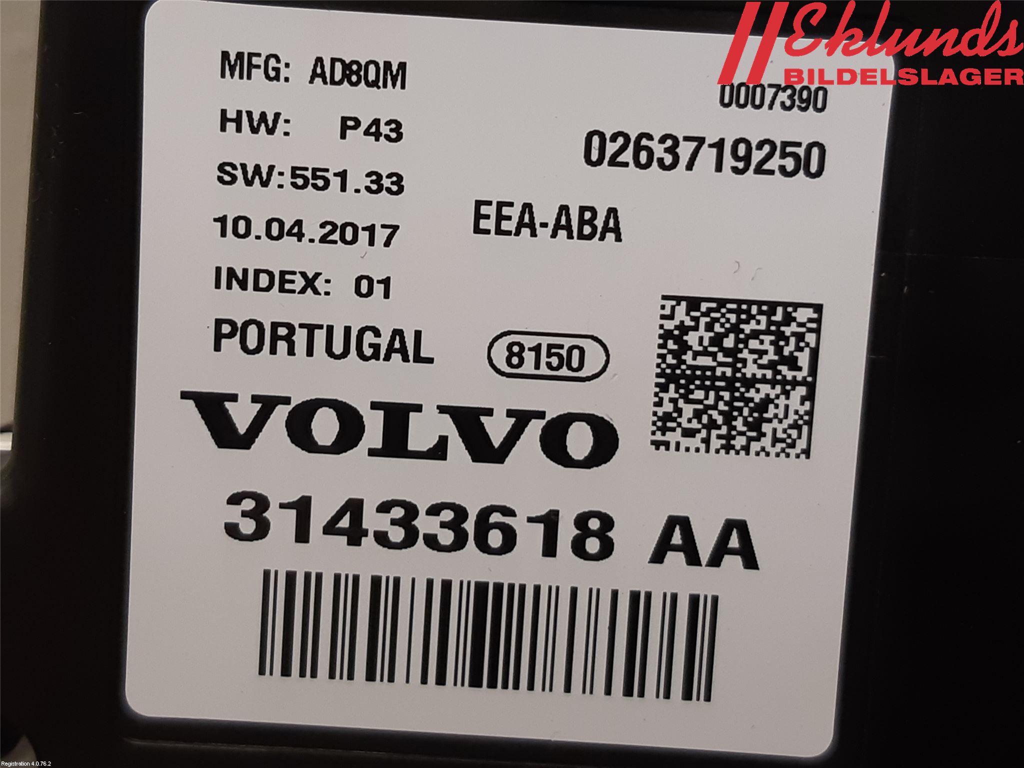 Volvo V90 17->> Instrument Komb