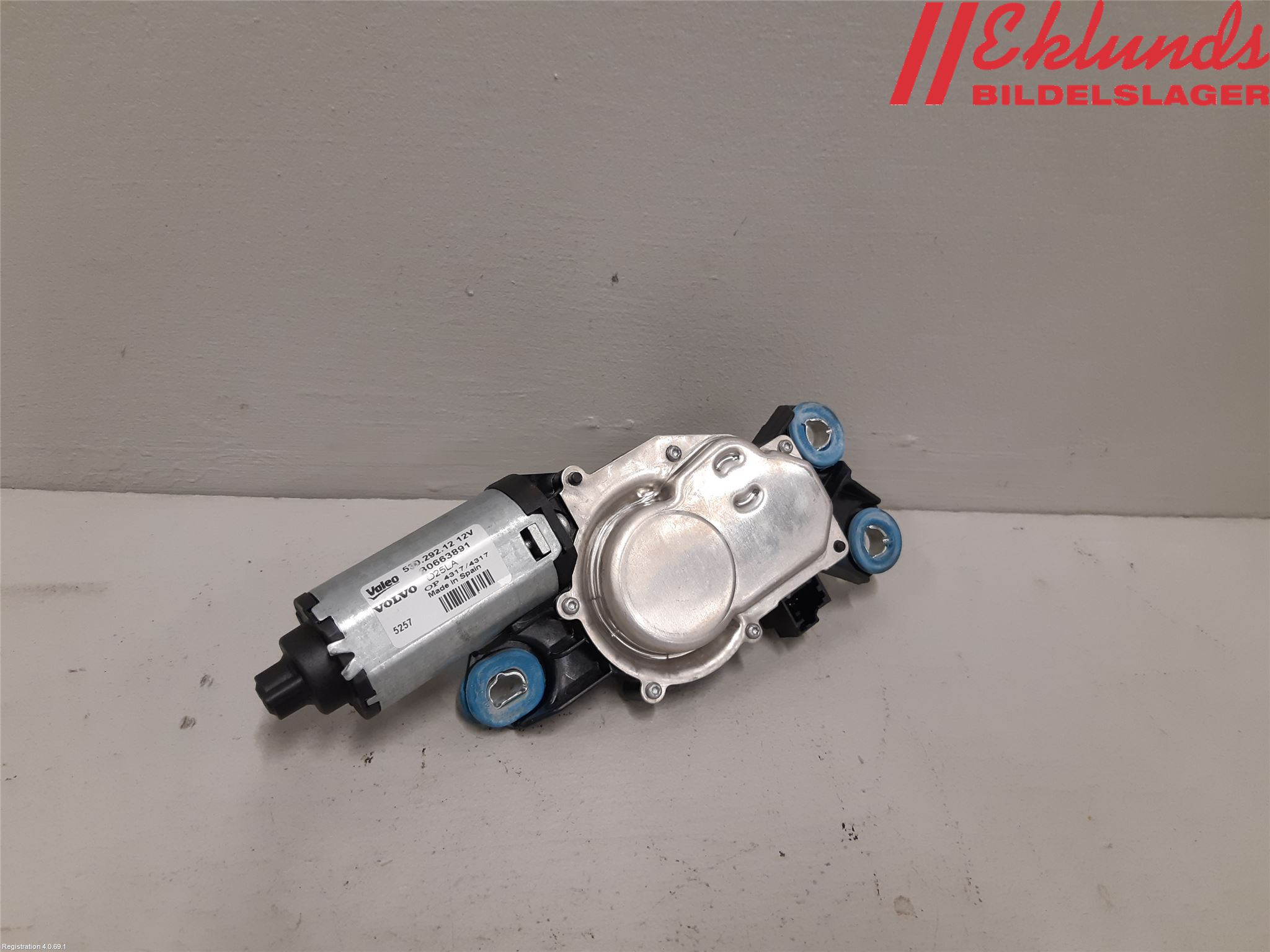 Volvo V70 08-13 Torkarmotor Baklucka