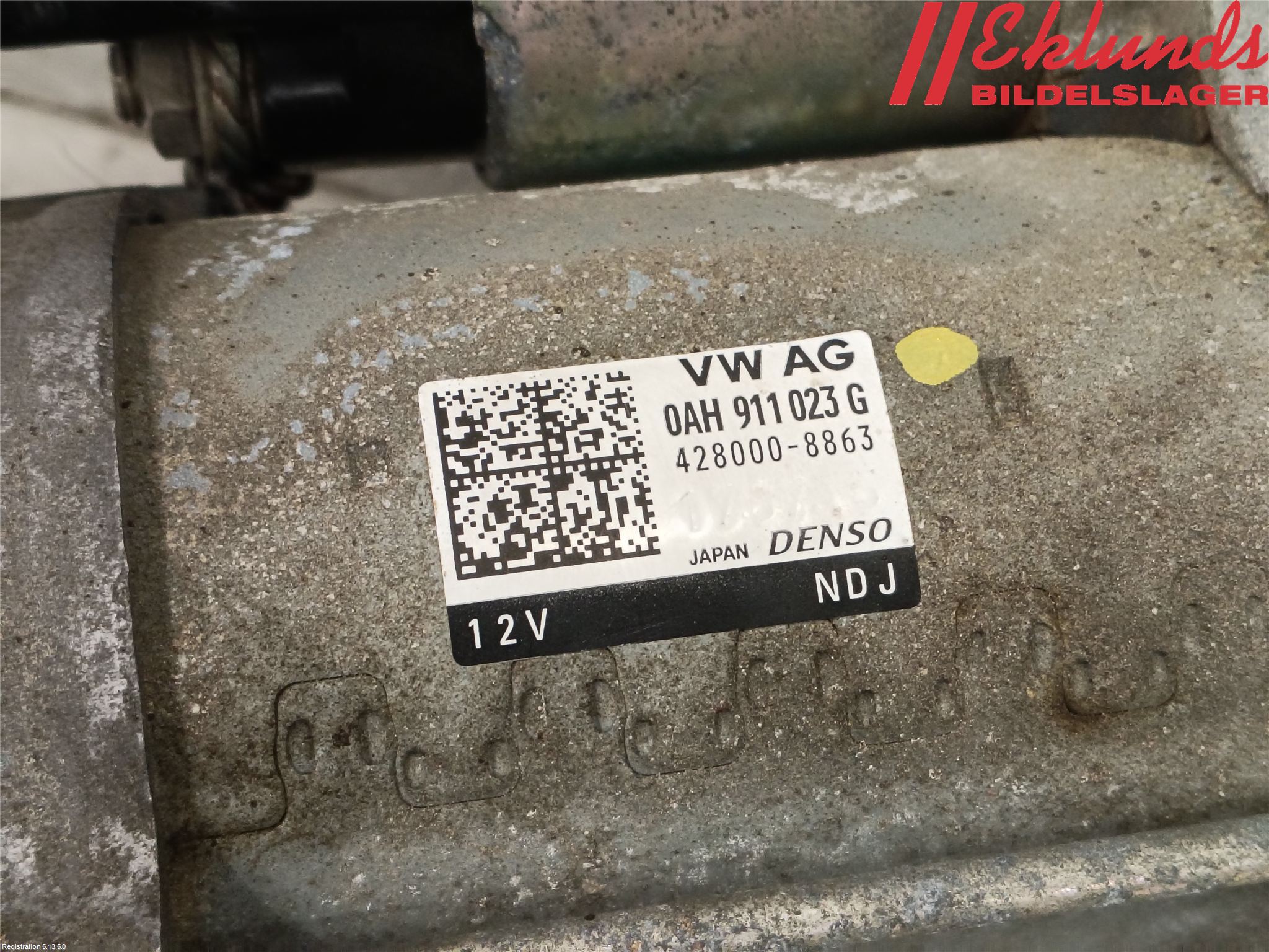 Volkswagen VW GOLF / E-GOLF VII 13-20 Startmotor