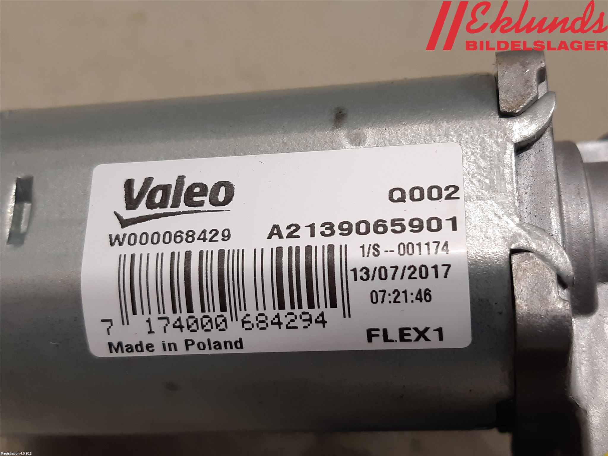 Mercedes-Benz MB E-KLASS (W213) 16-23 Torkarmotor Baklucka