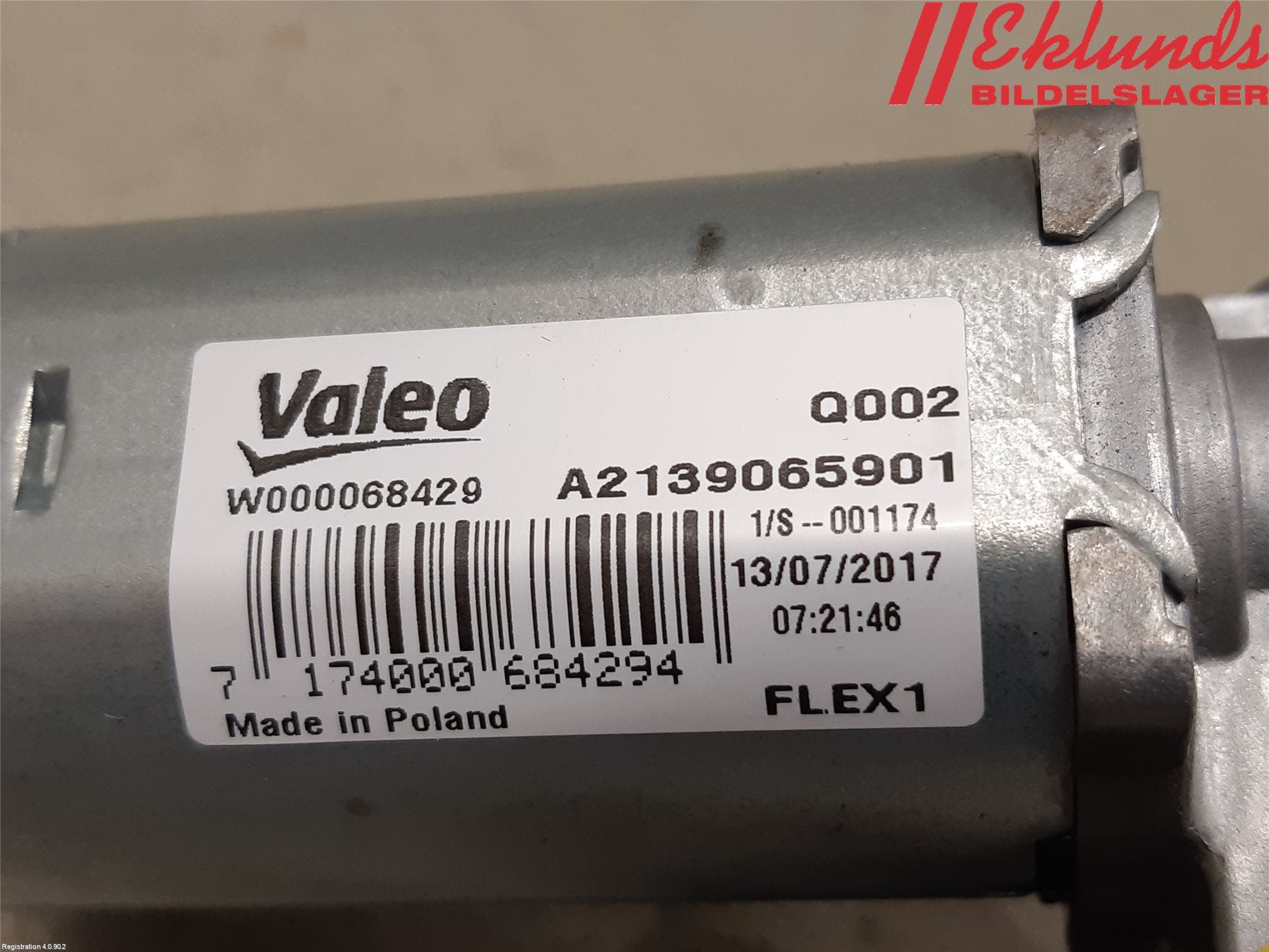 Mercedes-Benz MB E-KLASS (W213) 16-23 Torkarmotor Baklucka