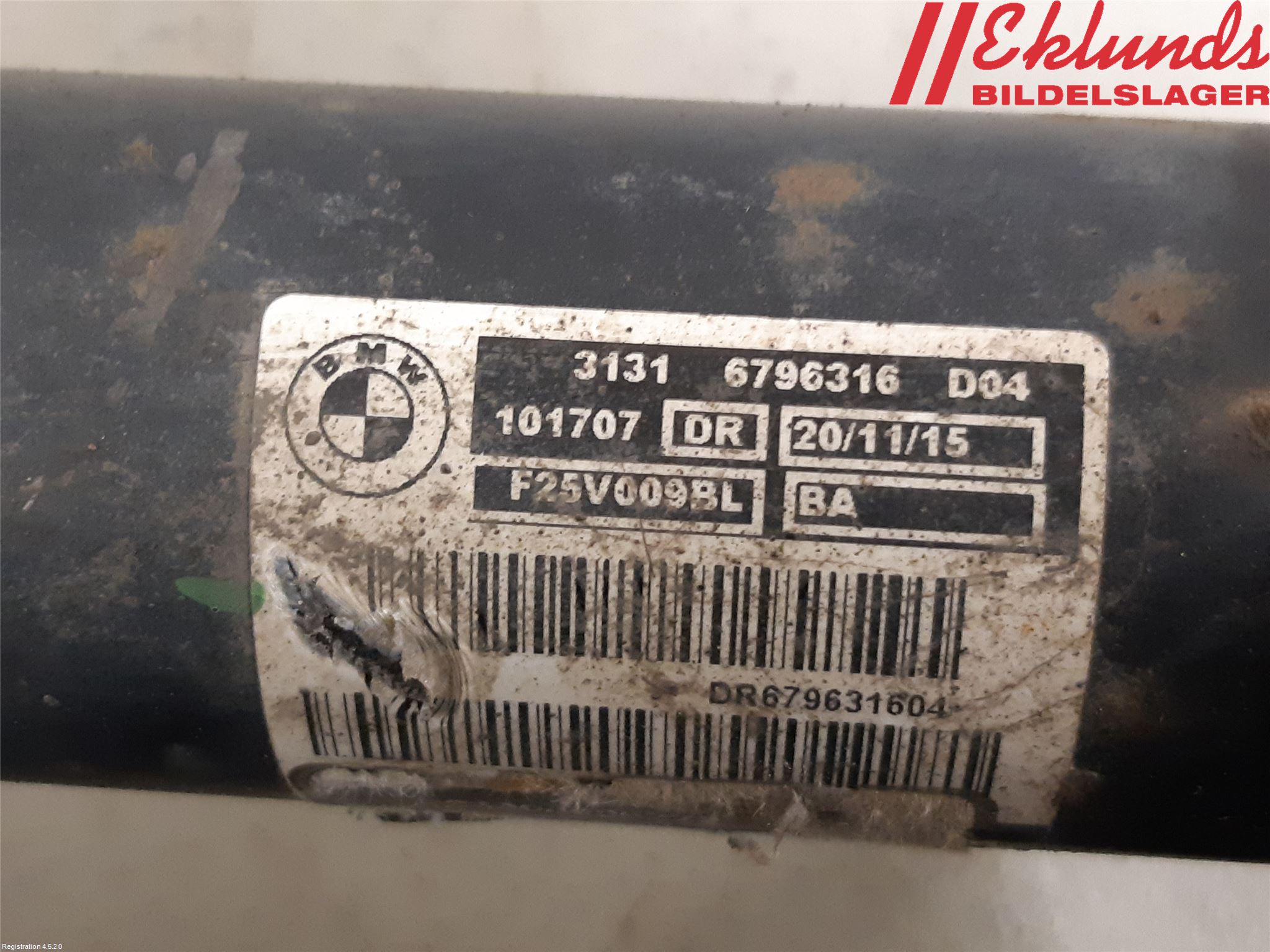 BMW X3 F25 10-17 Fjäderben Fram Höger