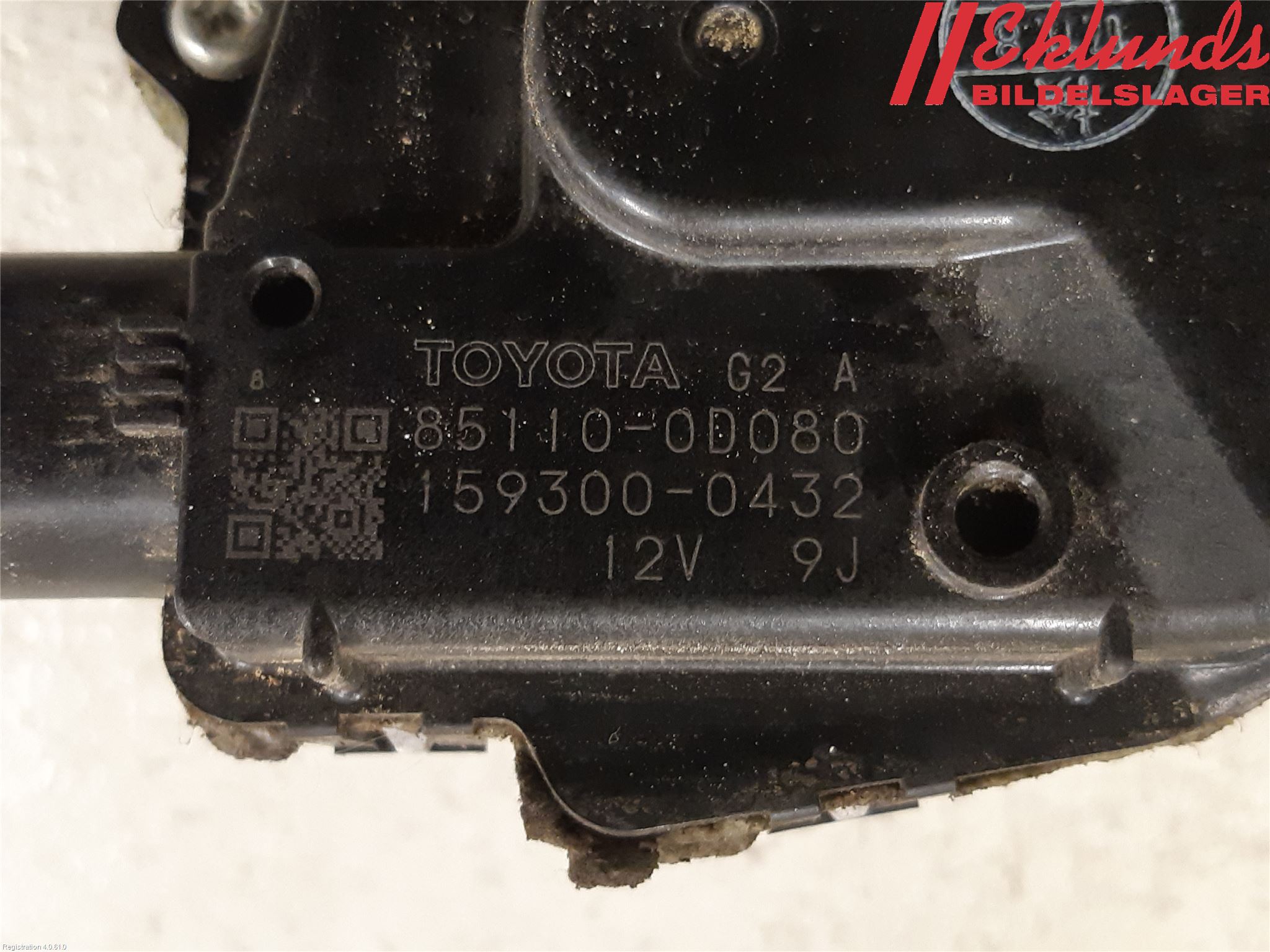 Toyota YARIS XP90 06-11 Torkarmotor Vindruta