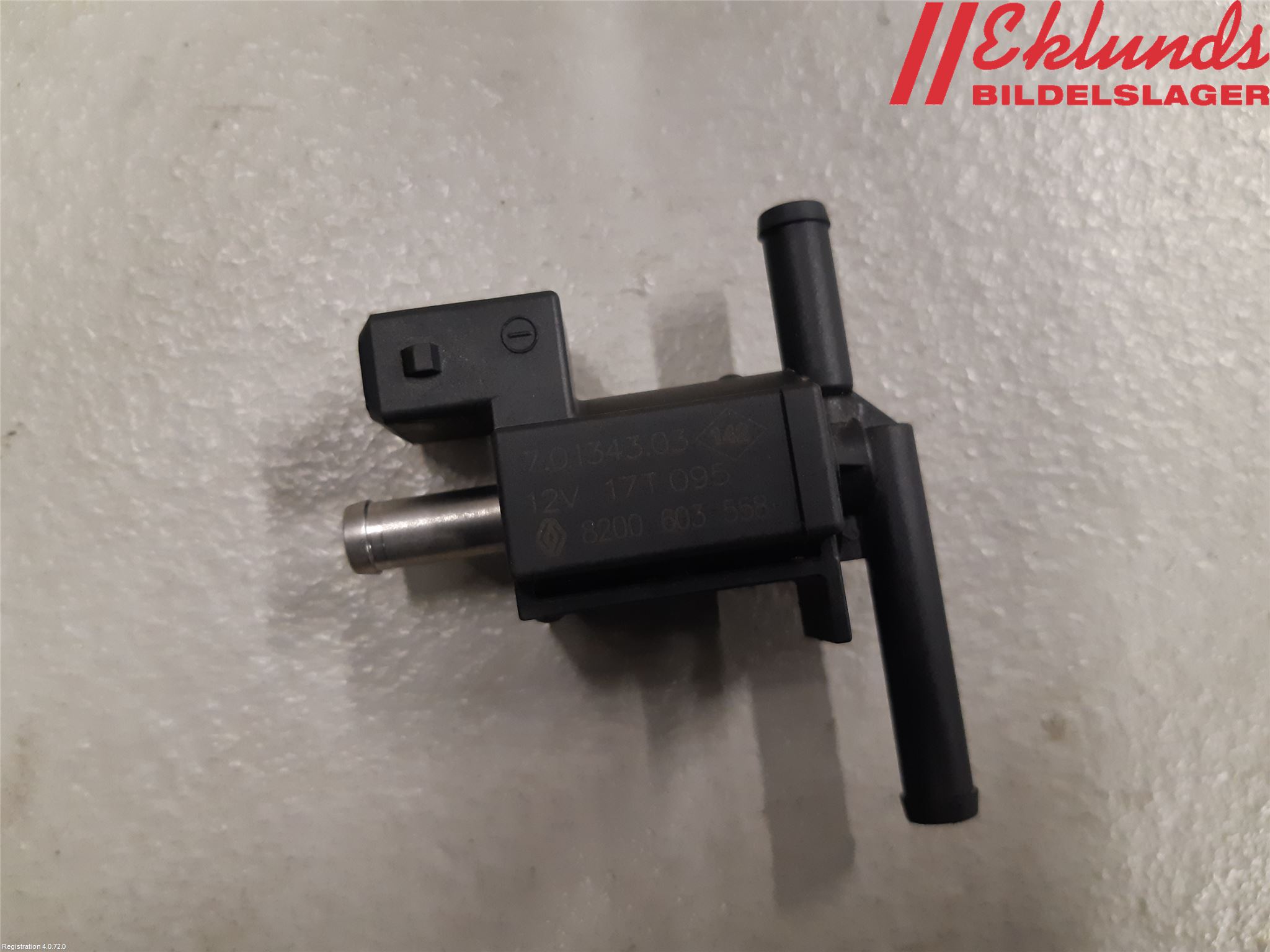 Nissan QASHQAI 14-17 Vakuumventil