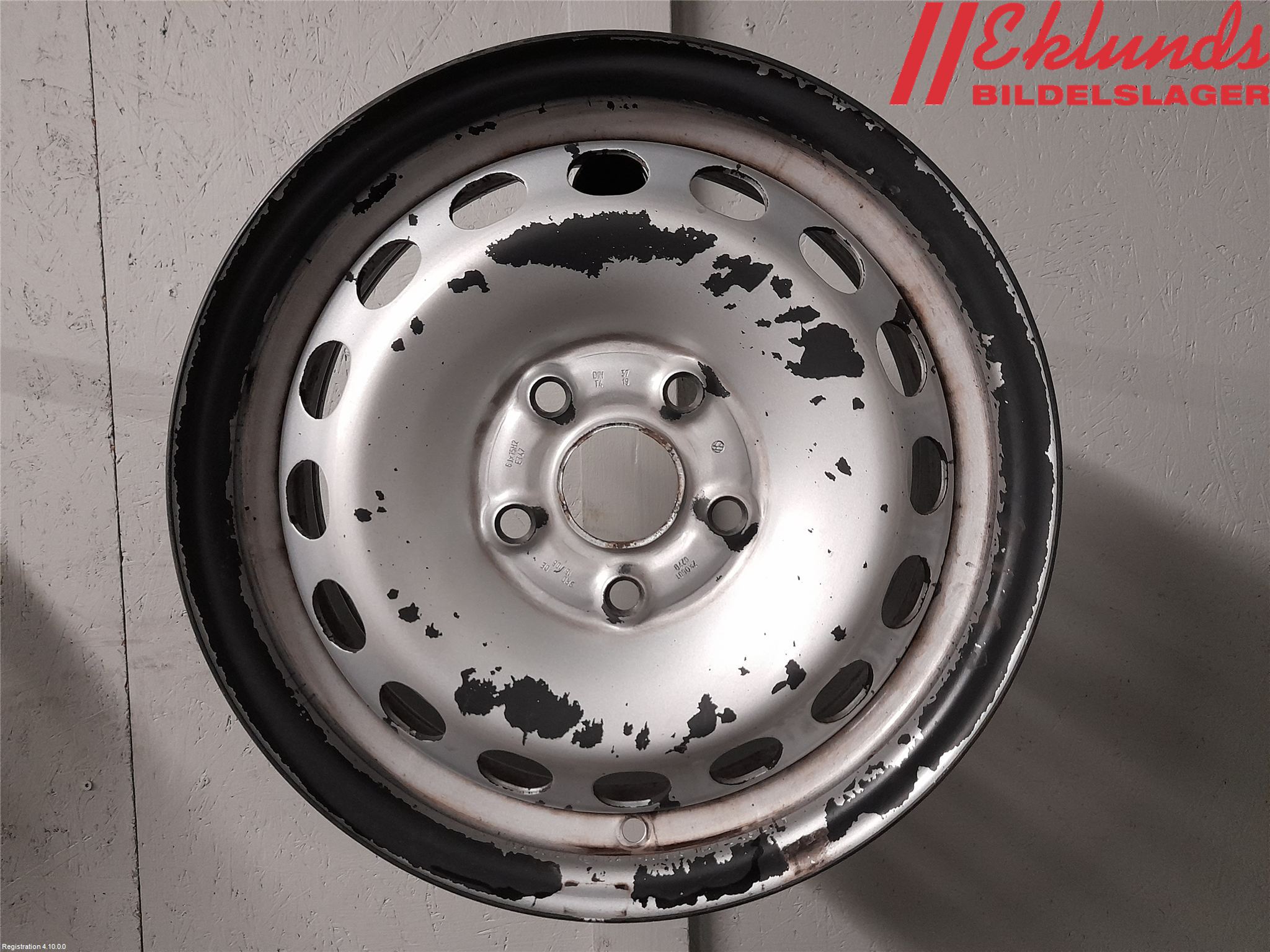 Volkswagen VW CADDY 16-20 Fälgsats Plåt