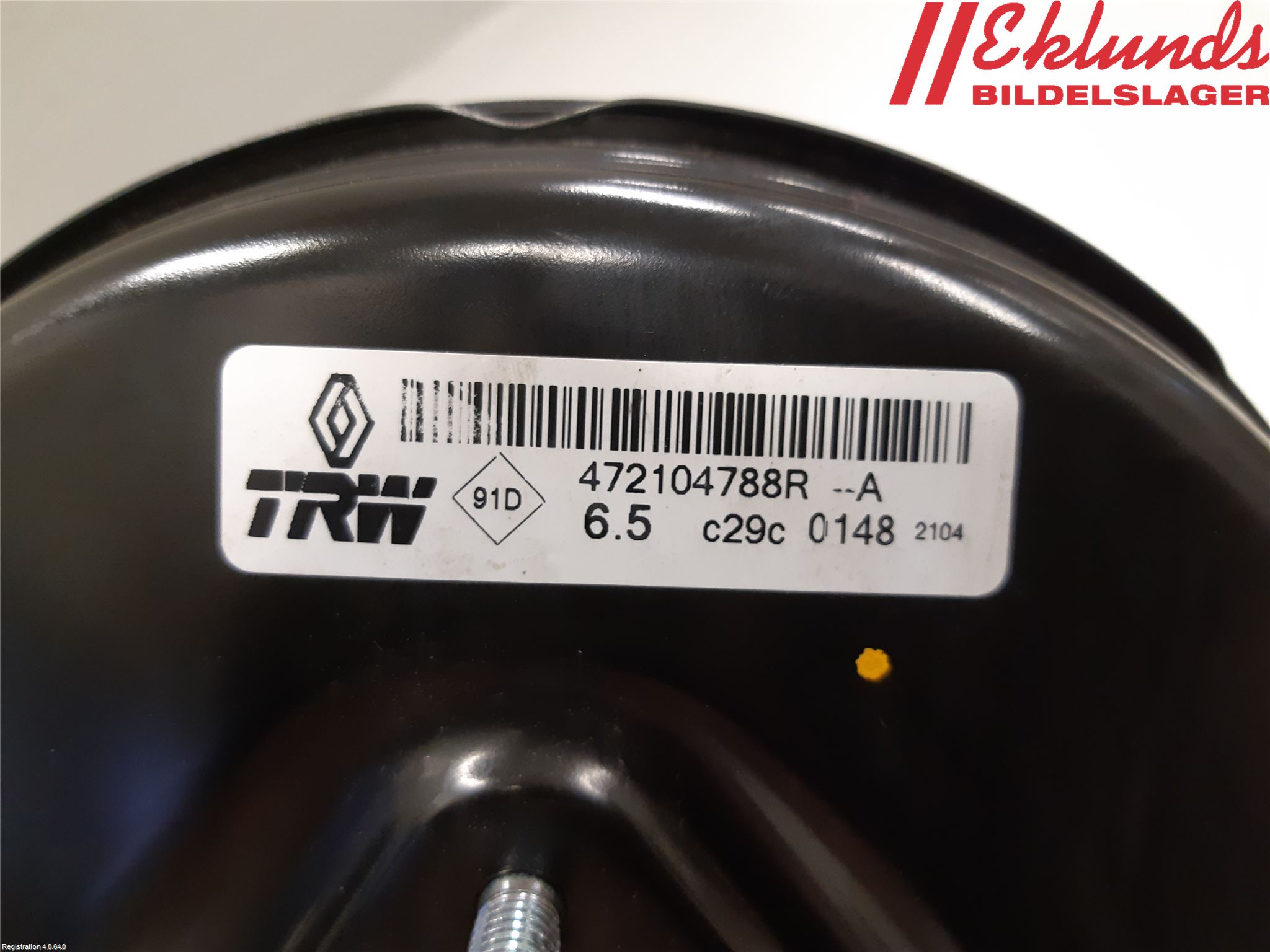 Renault CLIO IV 16-19 Bromsservo