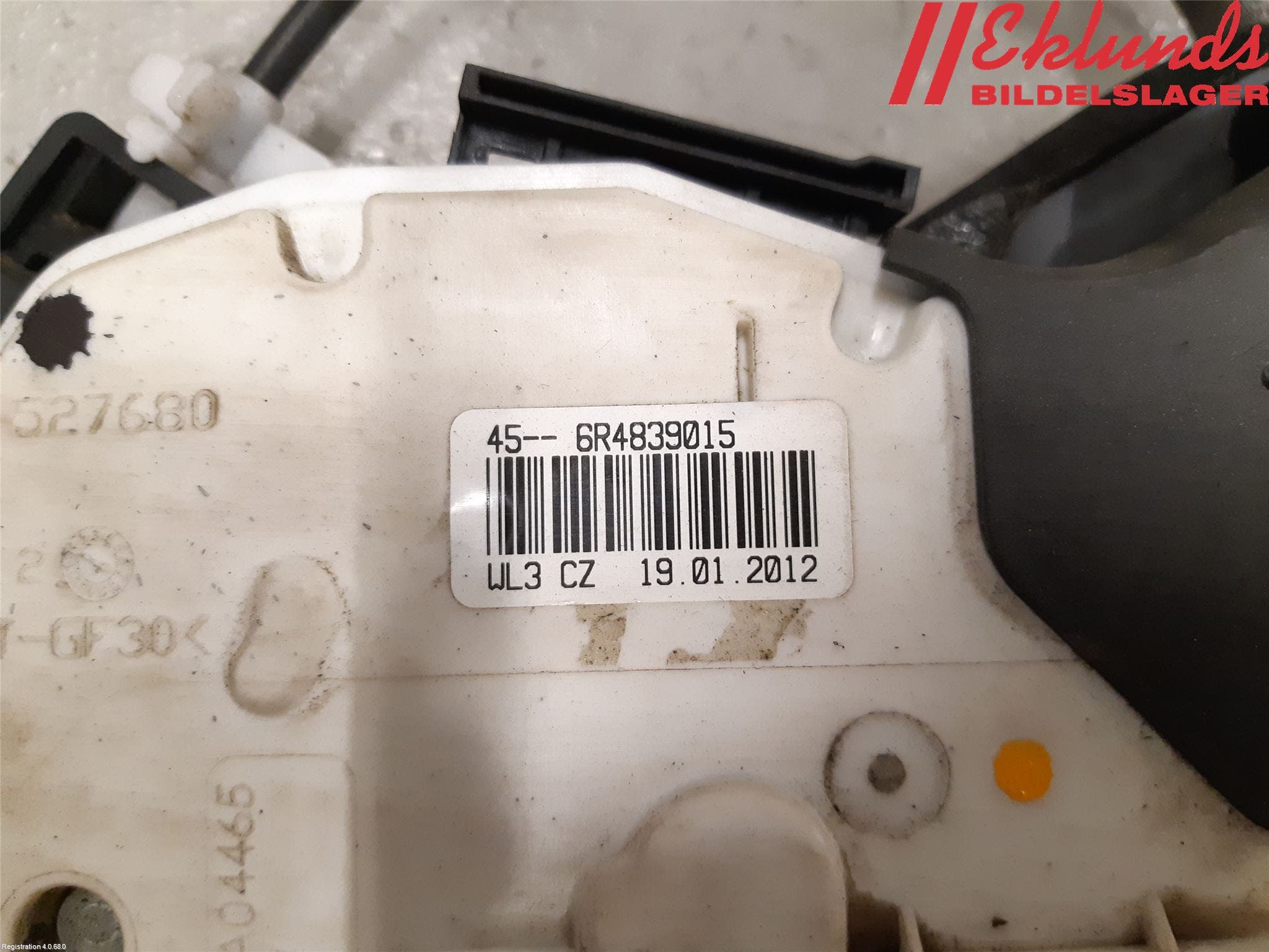 Volkswagen VW POLO 10-17 Låskista-Dörrlås