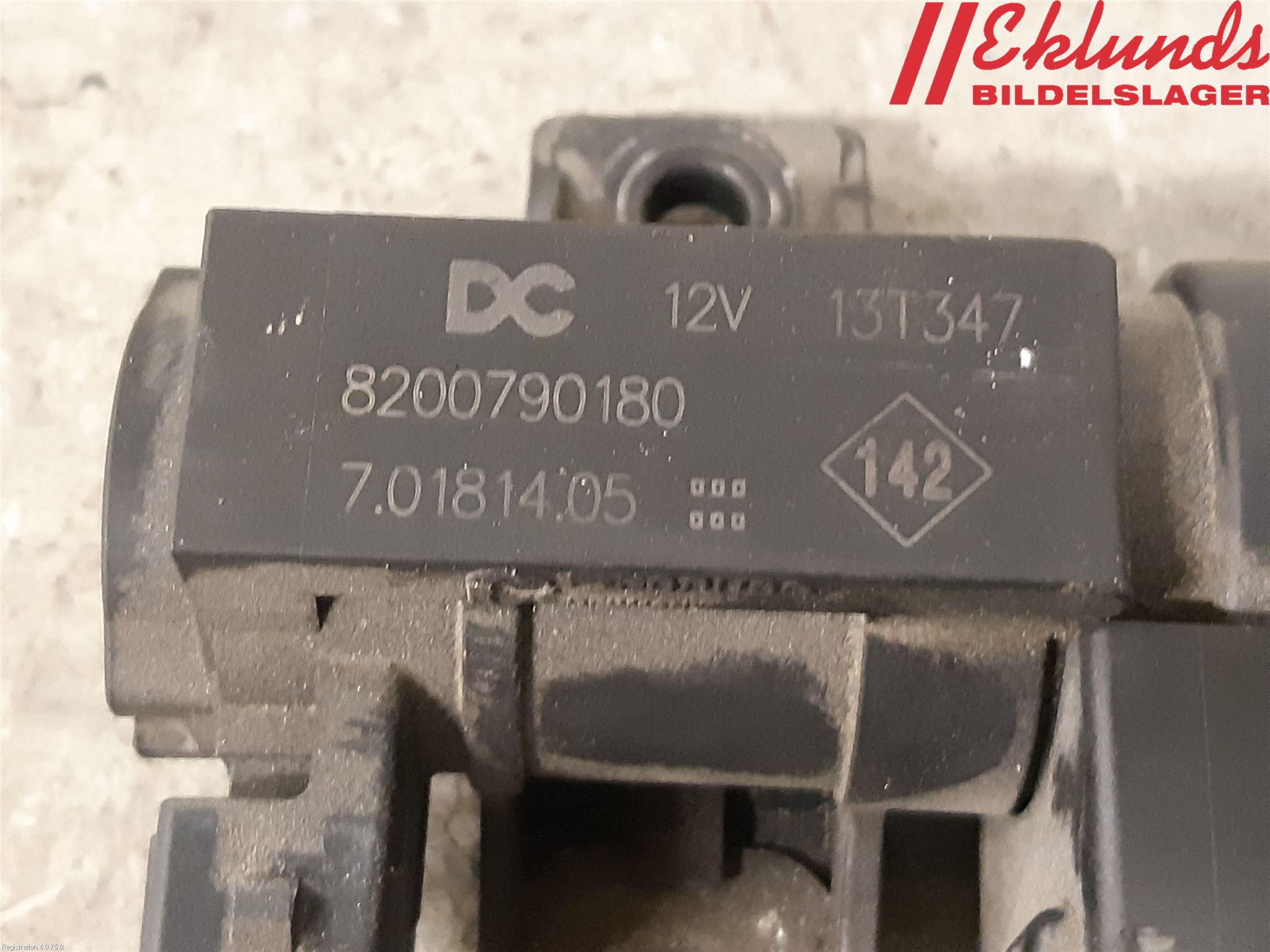 Nissan QASHQAI 14-17 Vakuumventil