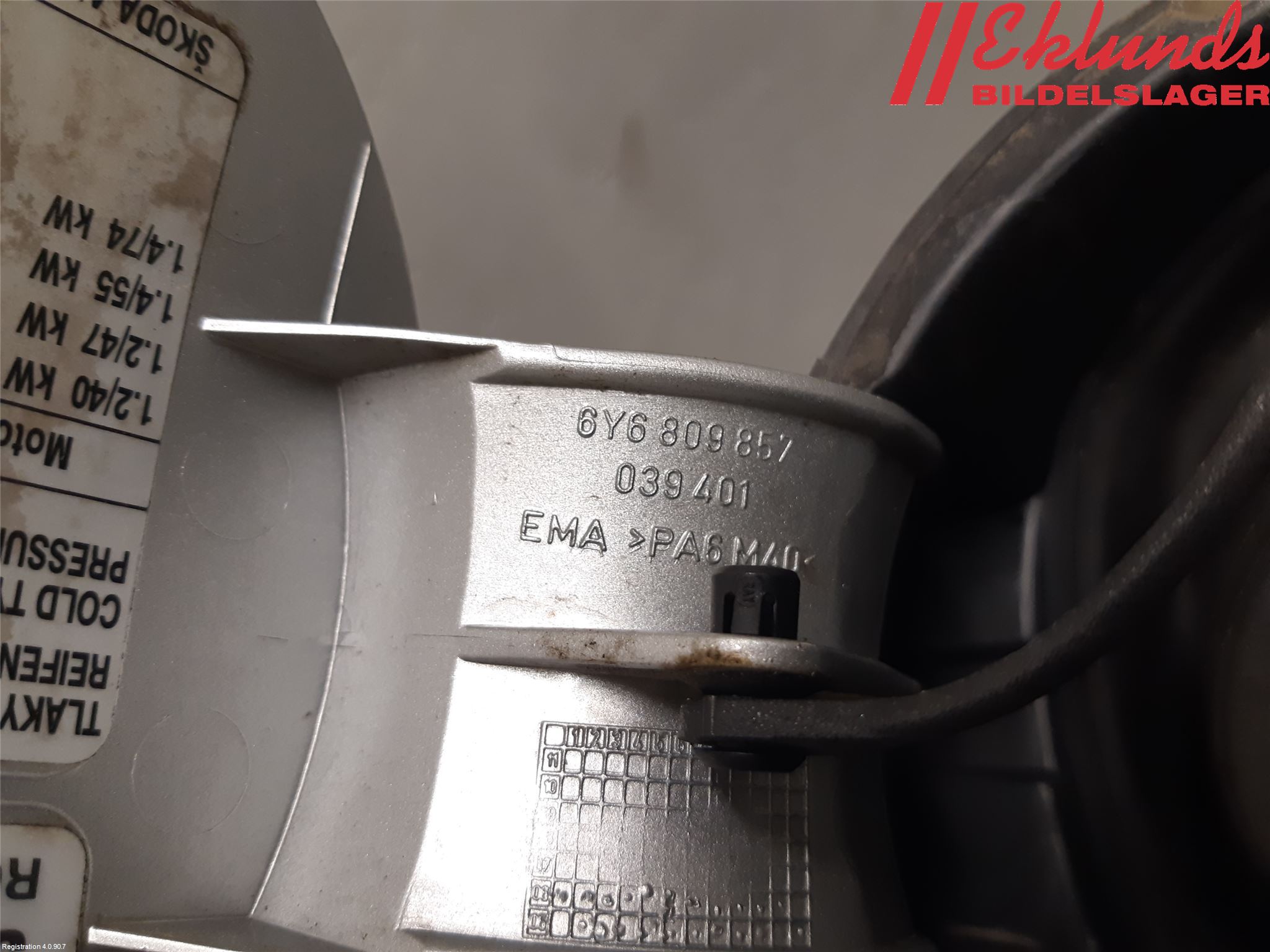 Skoda FABIA 99-07 Tanklucka