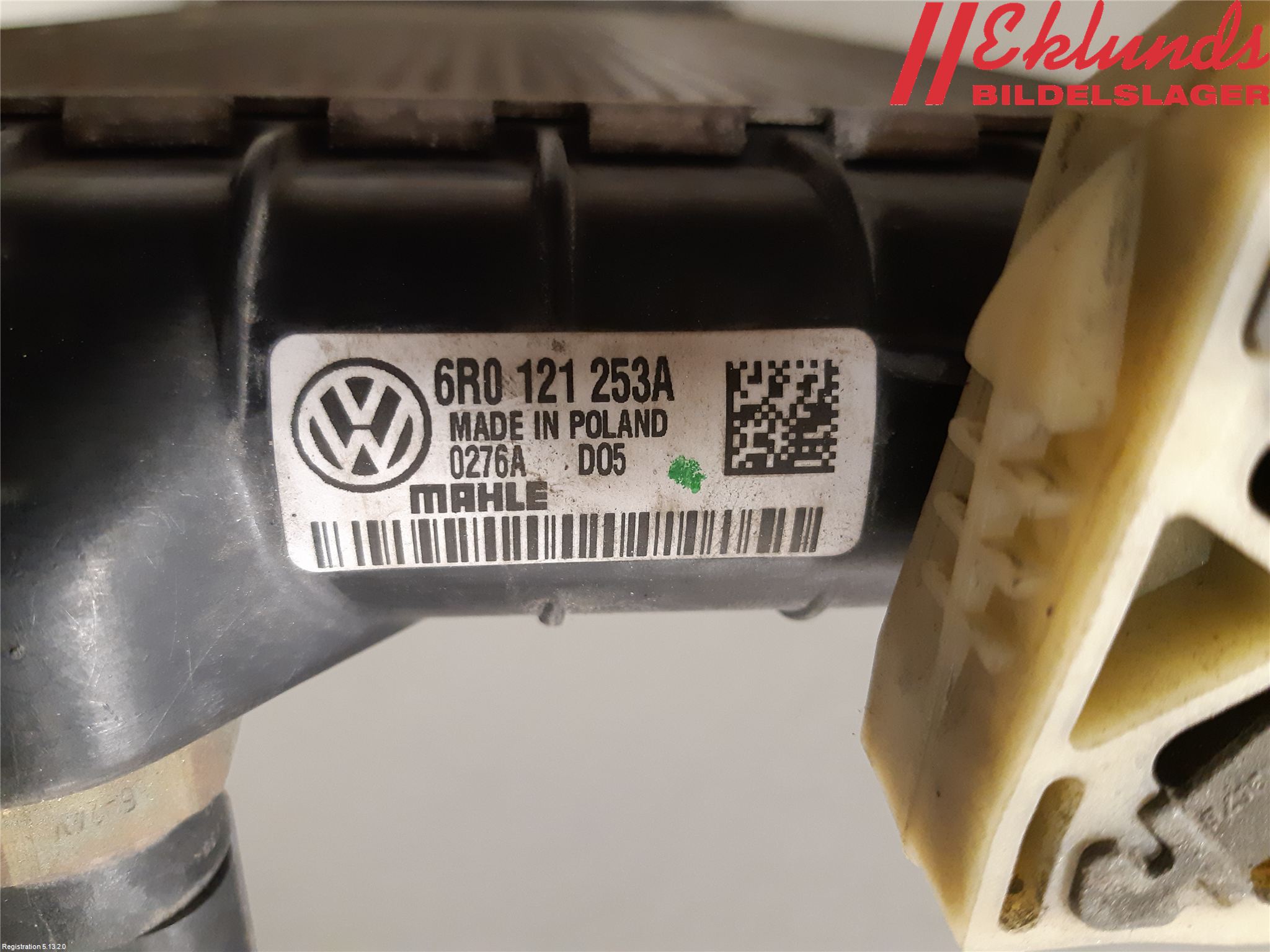 Volkswagen VW POLO 10-17 Kylare Man