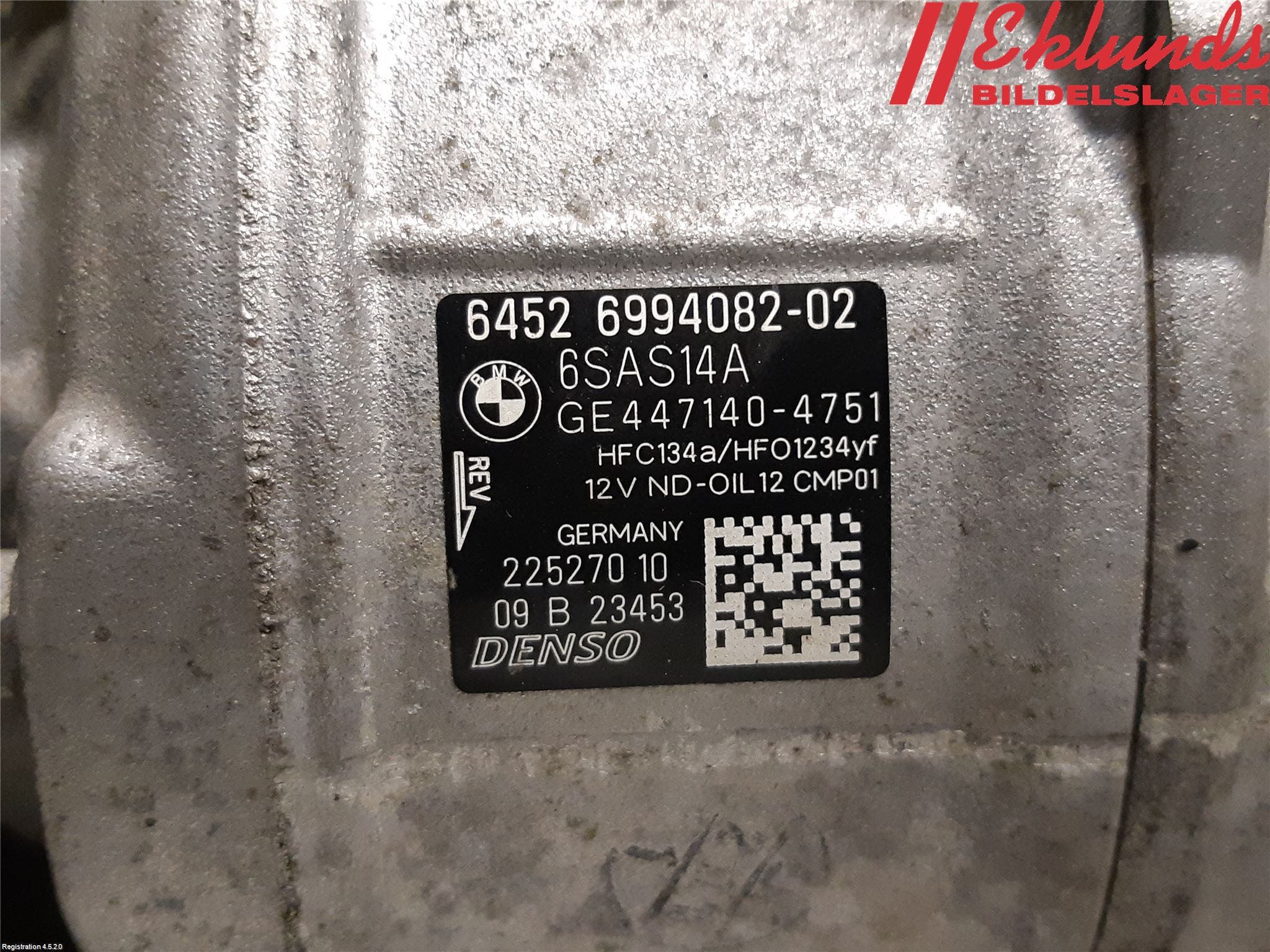 BMW 3 G20/G21/G80/G81 19- Ac Kompressor