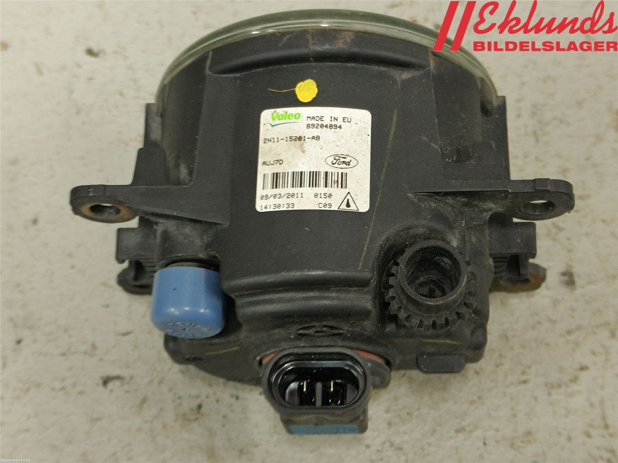 Ford FIESTA 09-12 Dimljus-Varselljus Fram