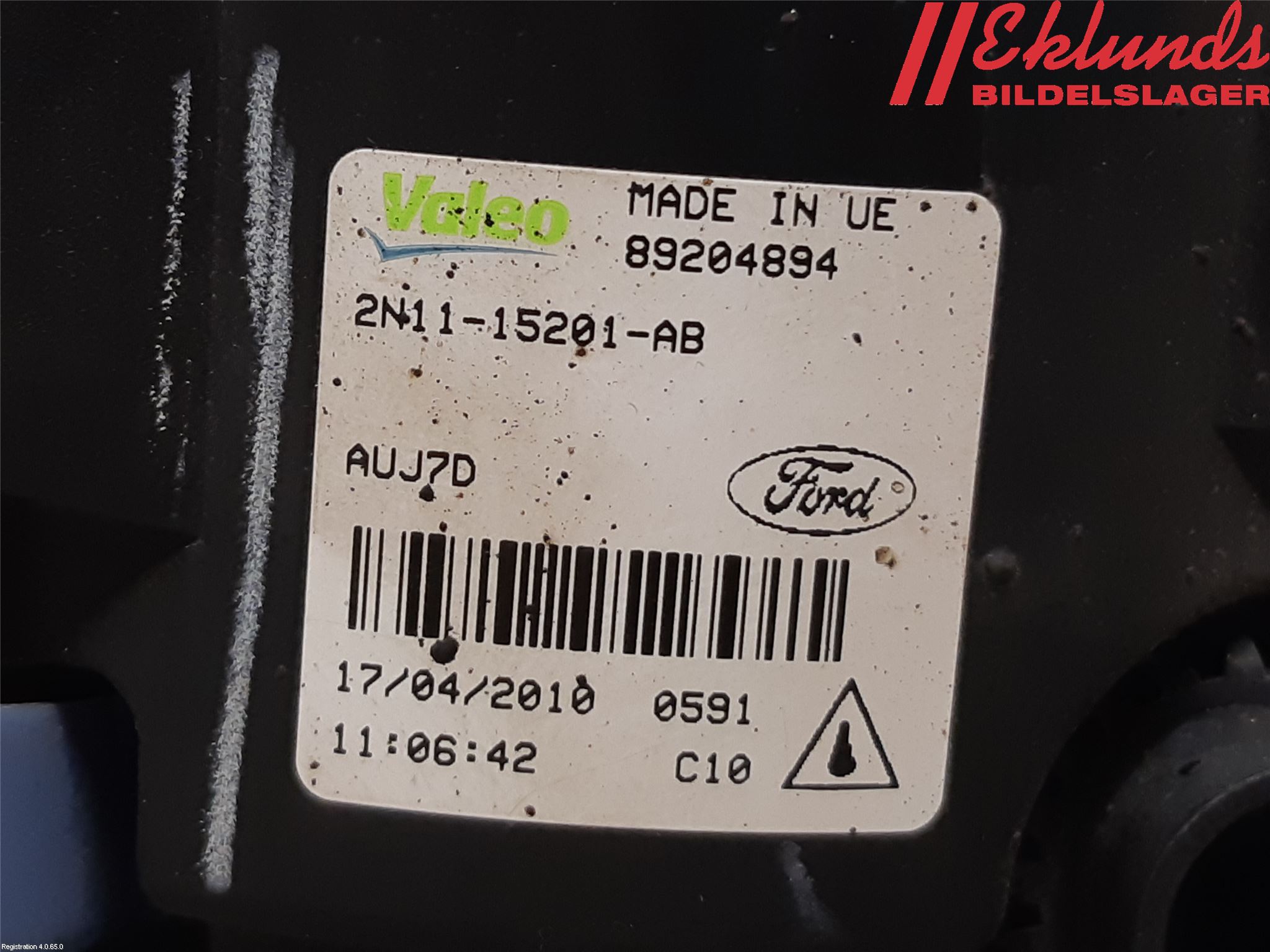Ford FOCUS 08-11 Dimljus-Varselljus Fram