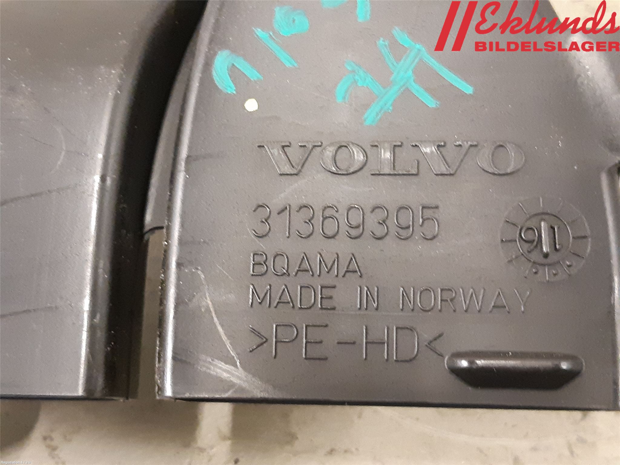 Volvo XC90/RECHARGE 16- Defrosterkanal-Munstycke