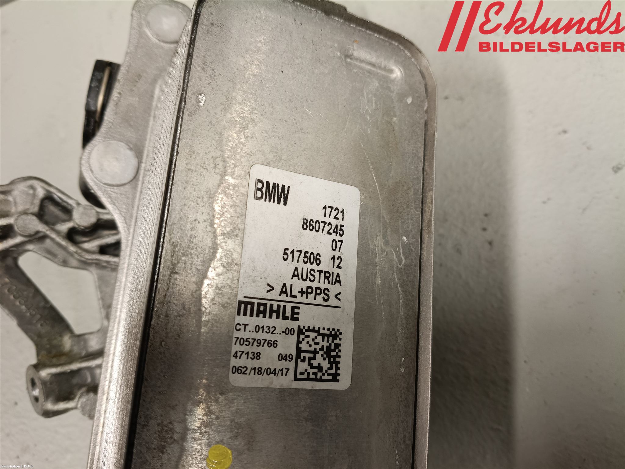 BMW 5 G30/G31/F90 17-23 Oljekylare Automat