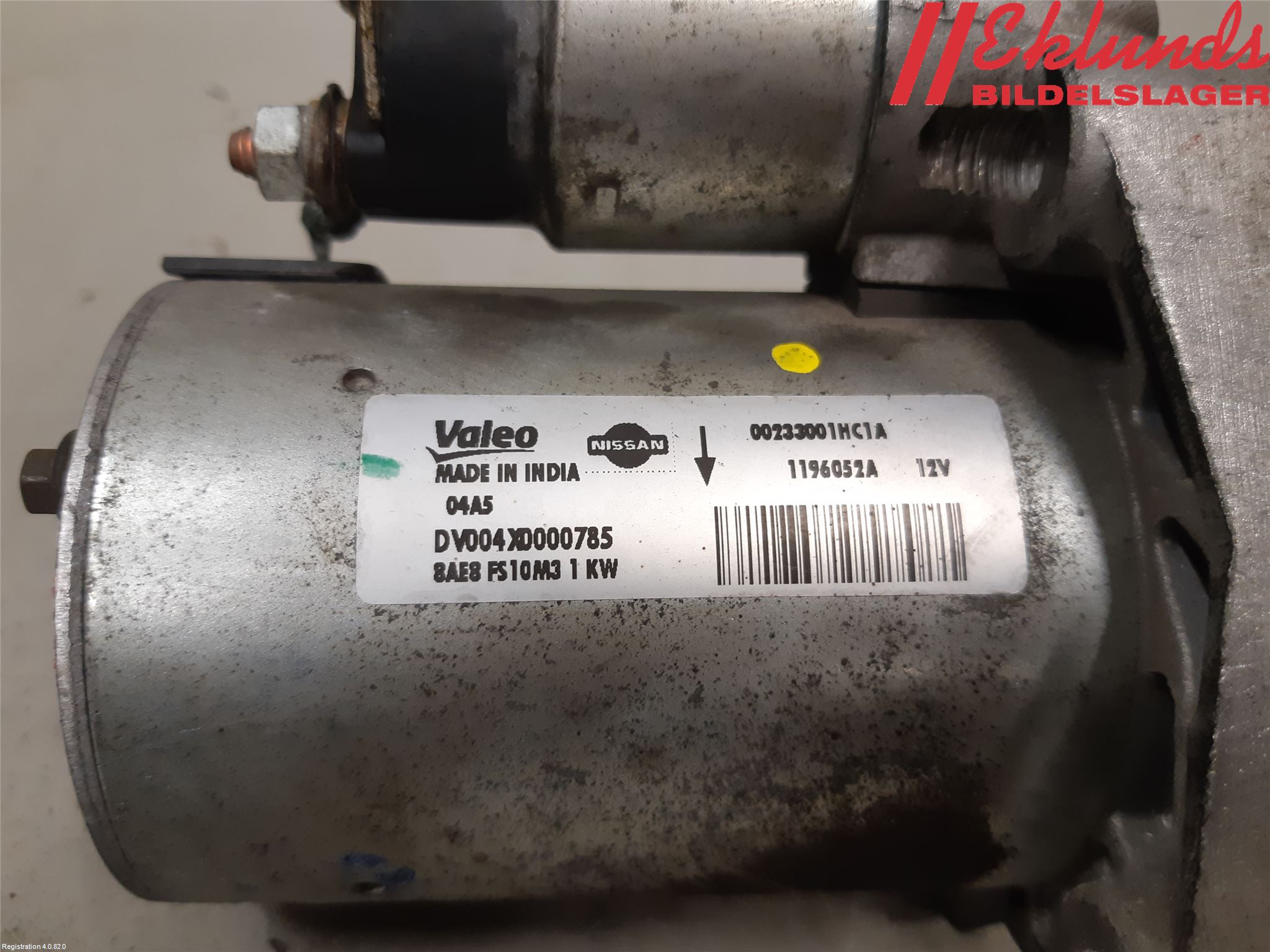 Nissan MICRA 11-16 Startmotor