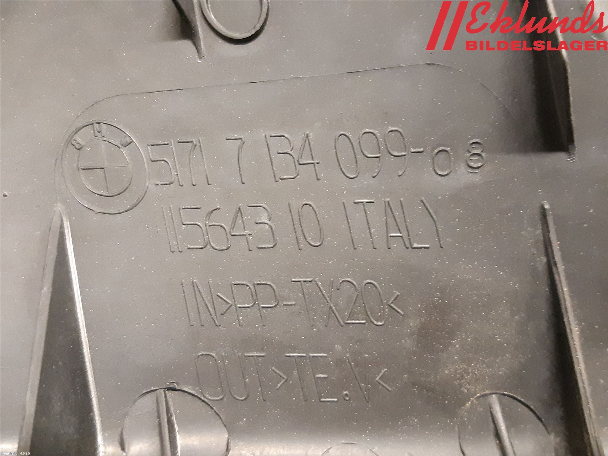 BMW 3 E90/91 SED/TOU 05-12 Deflektor Plåt-Plast Kylning