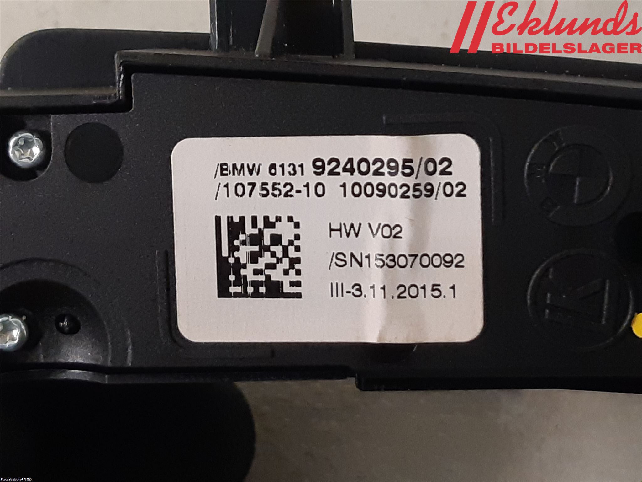 BMW X3 F25 10-17 Strömställare Multifunktion